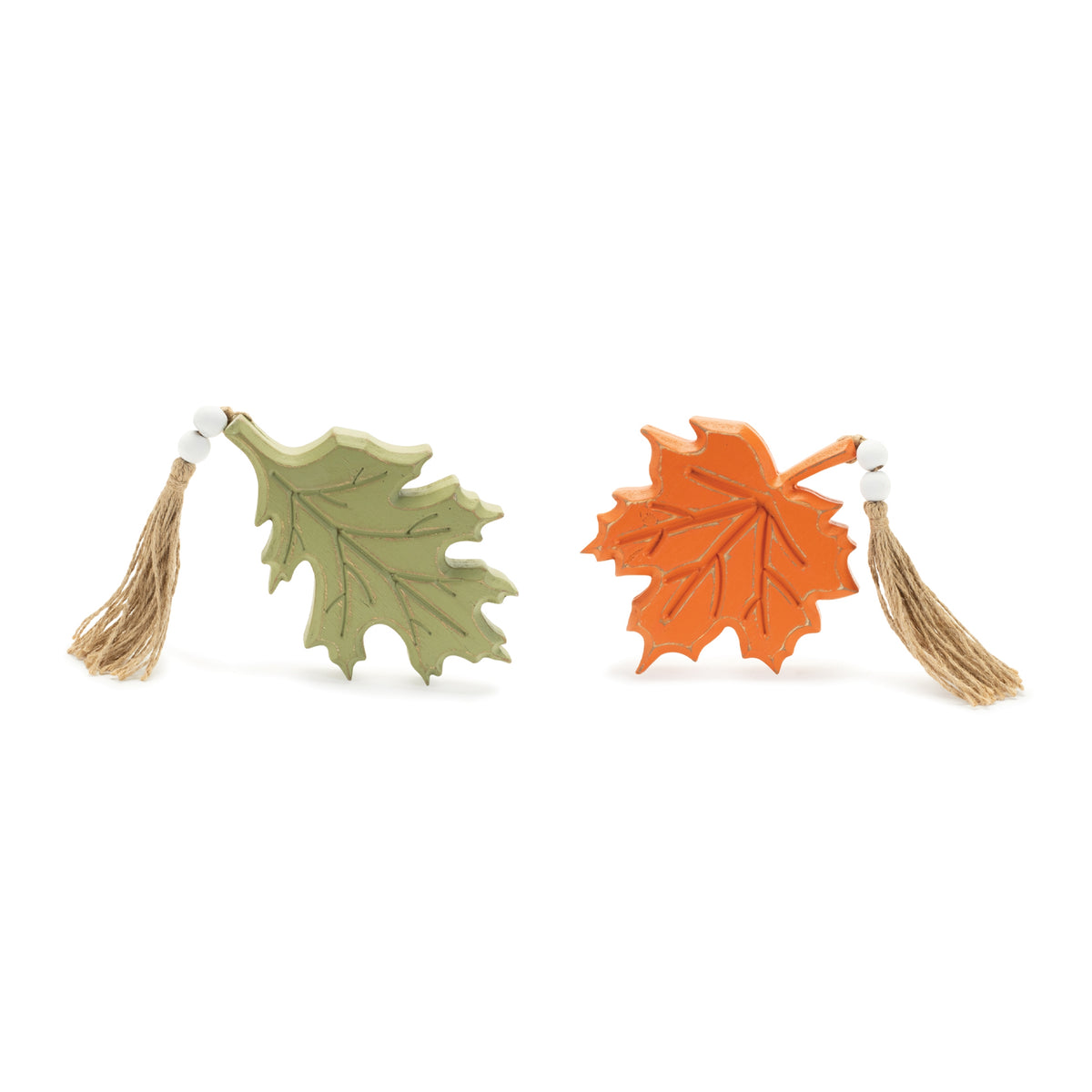 Jute Fall Leaf (S/2)