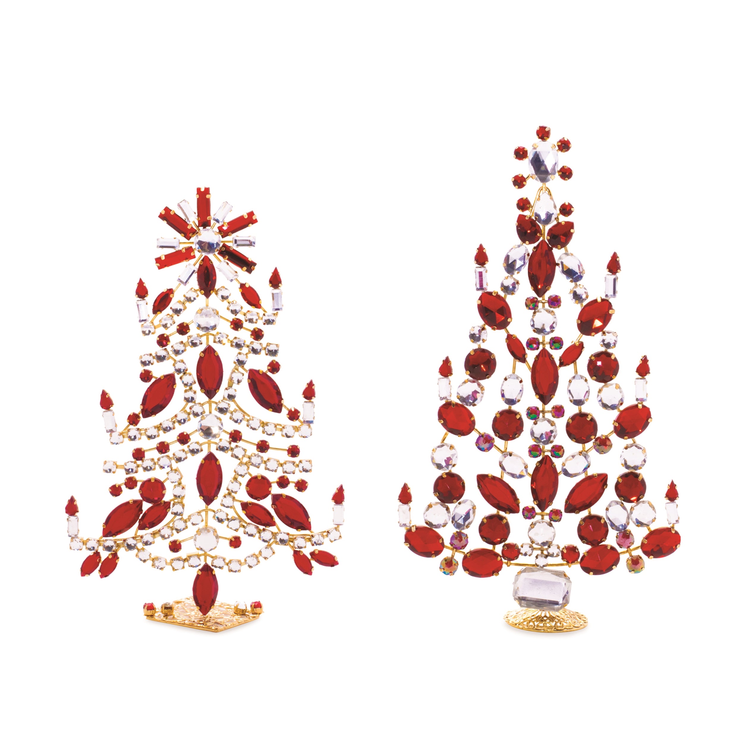 Jewel Tree (2 Asst) 7.5"H, 8"H Iron/