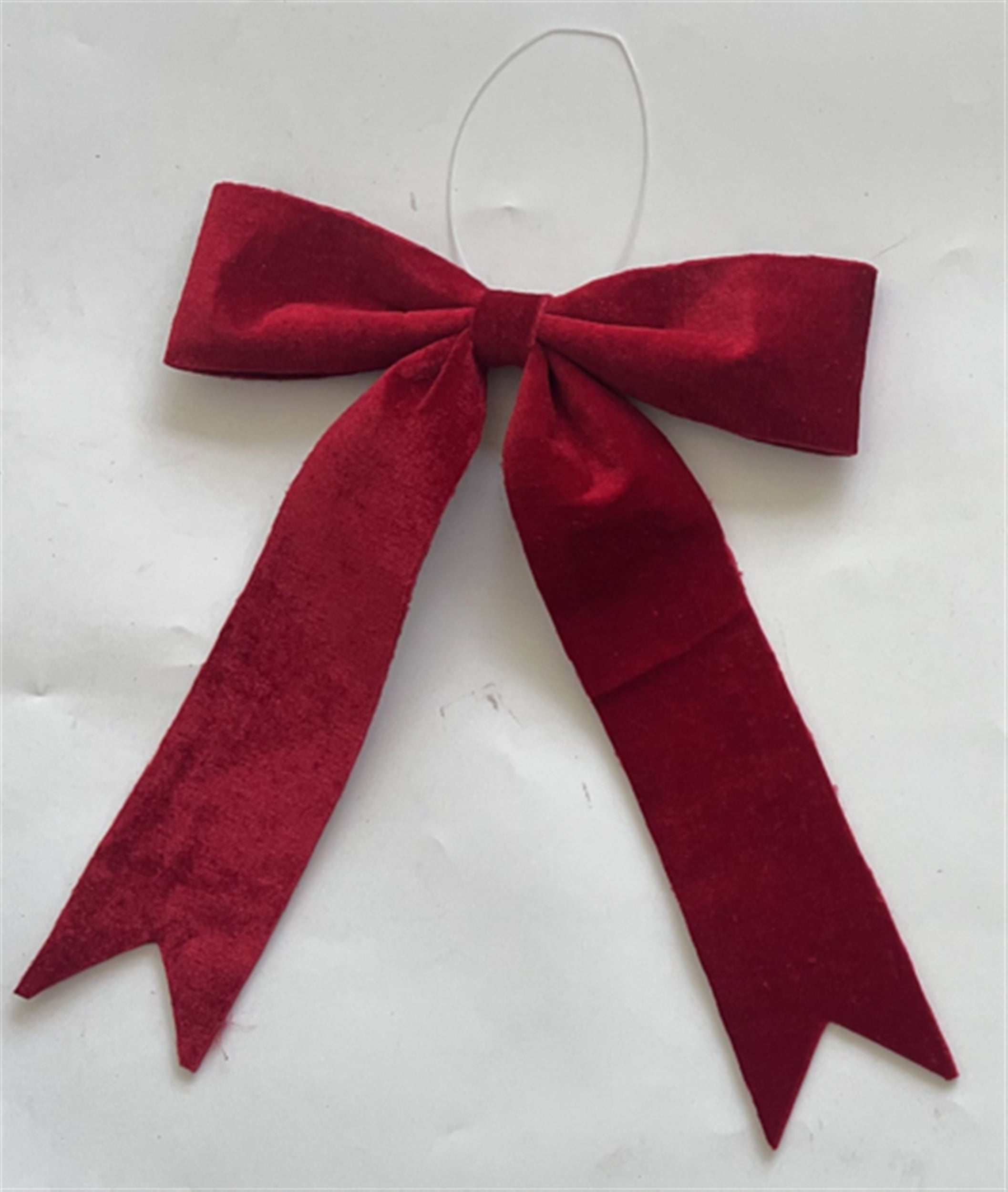 Bow Ornament 13"W x 13"H Polyester