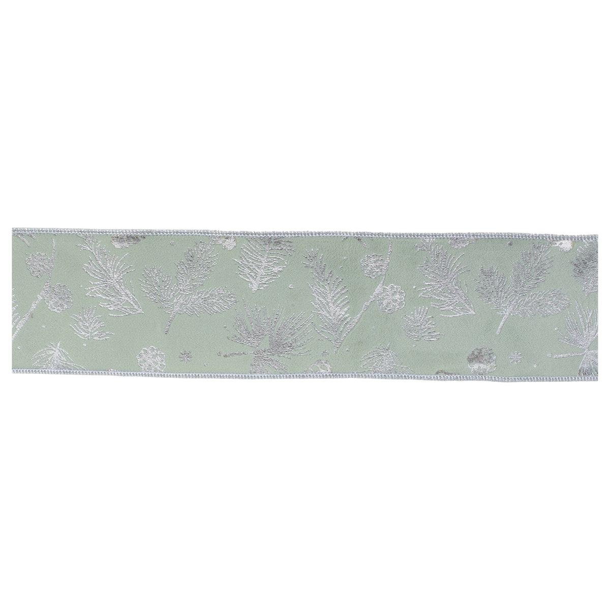 Stylish Silver Ribbon 4" x 5 Yds.