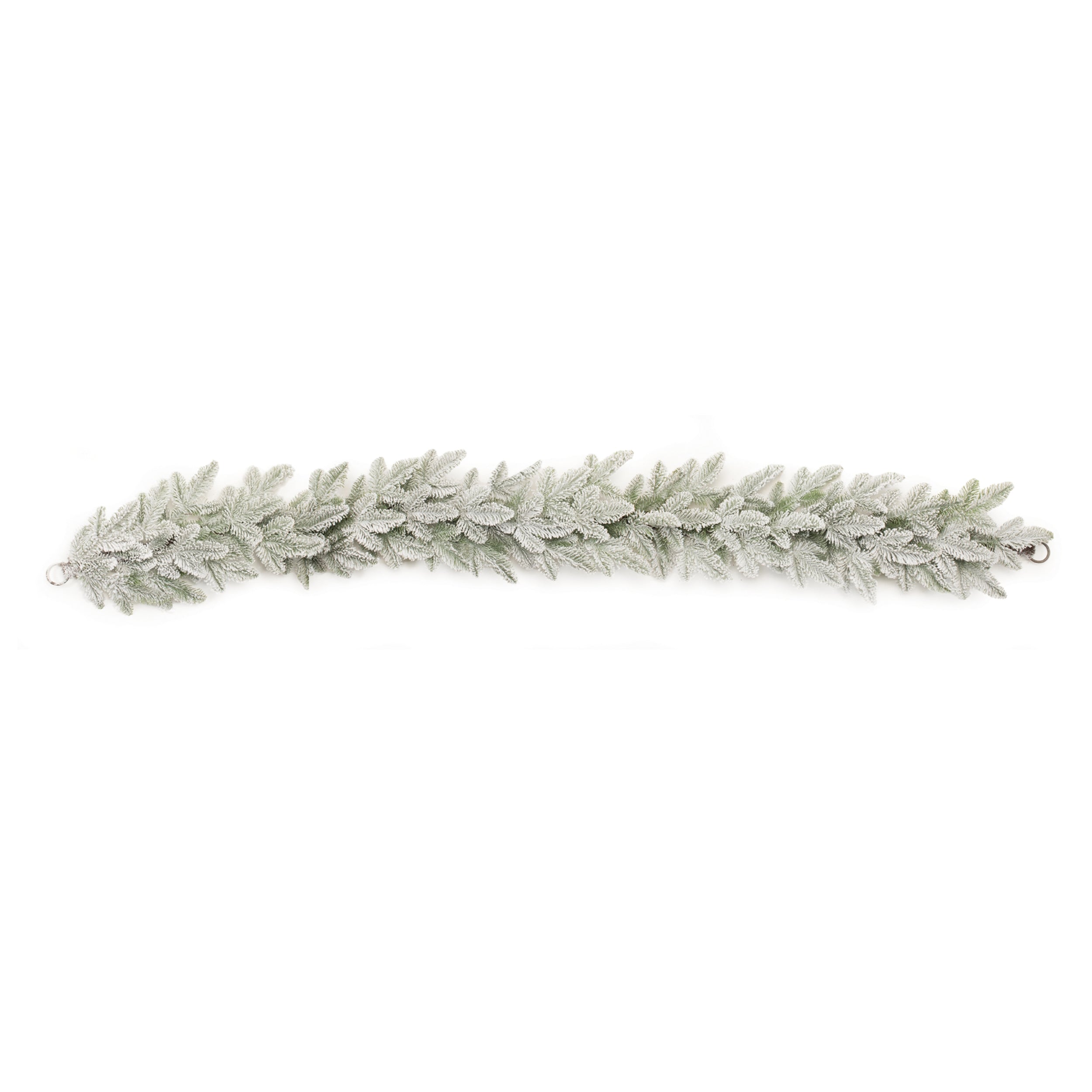 Flocked Pine Garland 72”L