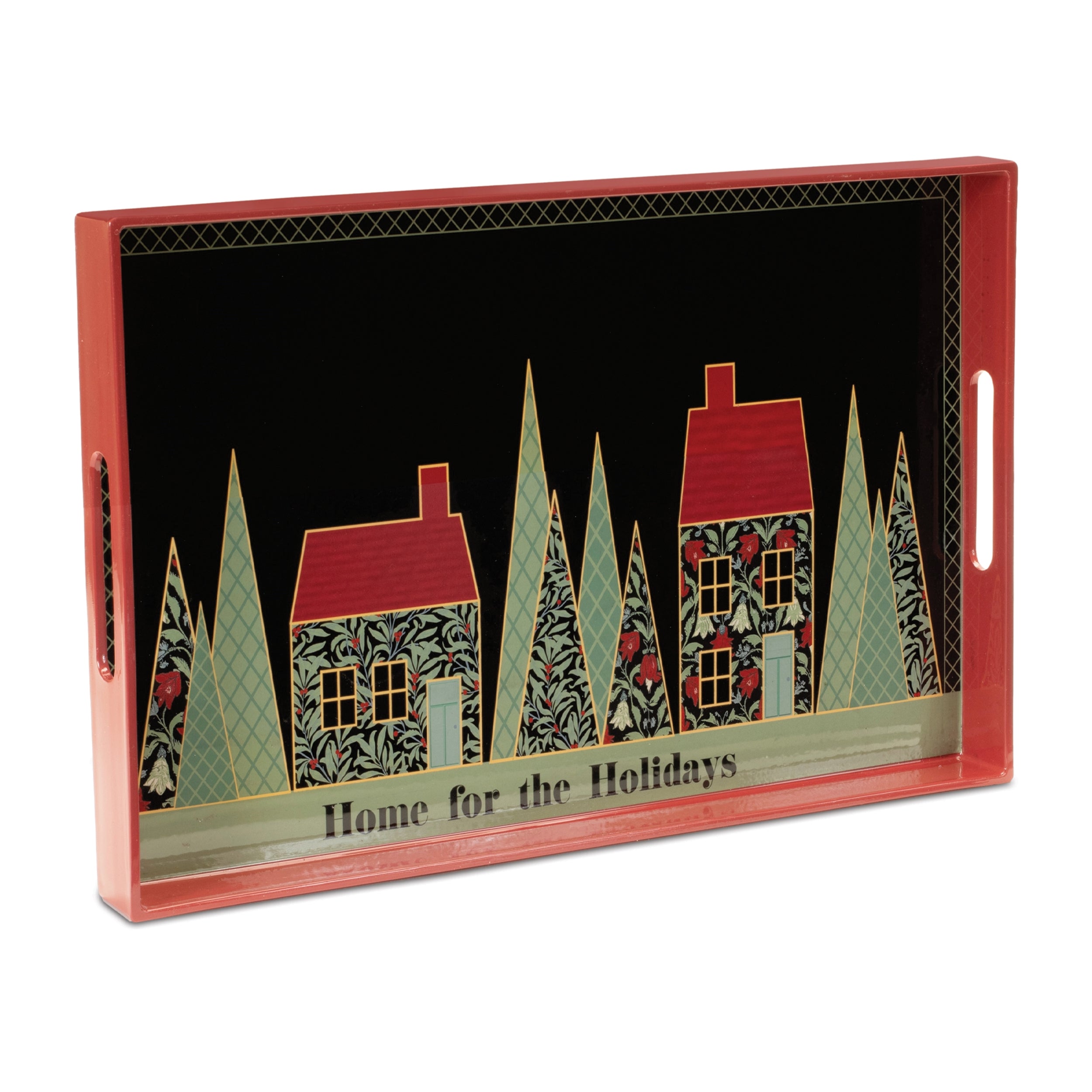 Home for the Holidays Tray 18"L x 11.5"W x 1.75"H