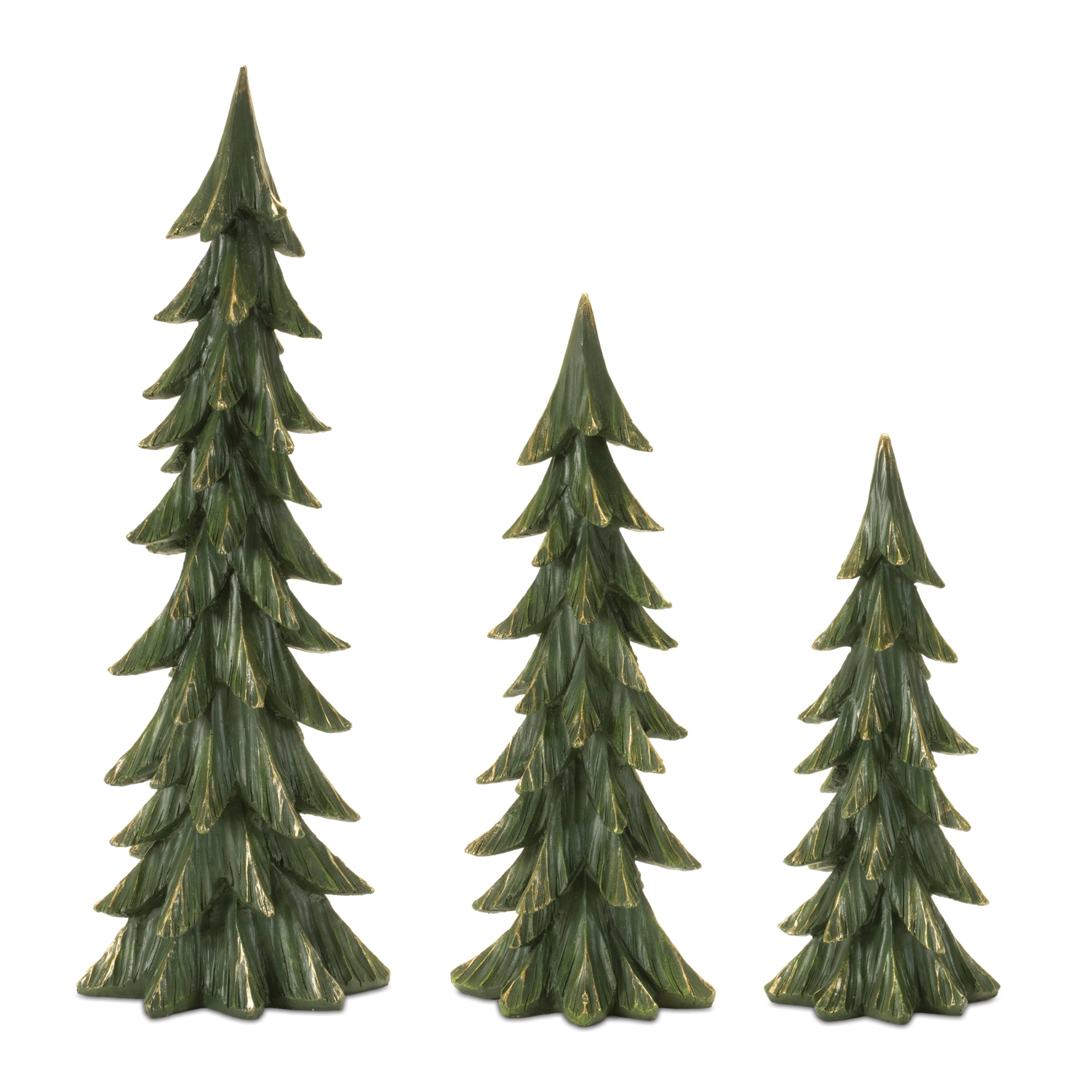 Tree (Set of 3) 14"H, 17.5"H, 23"H Resin