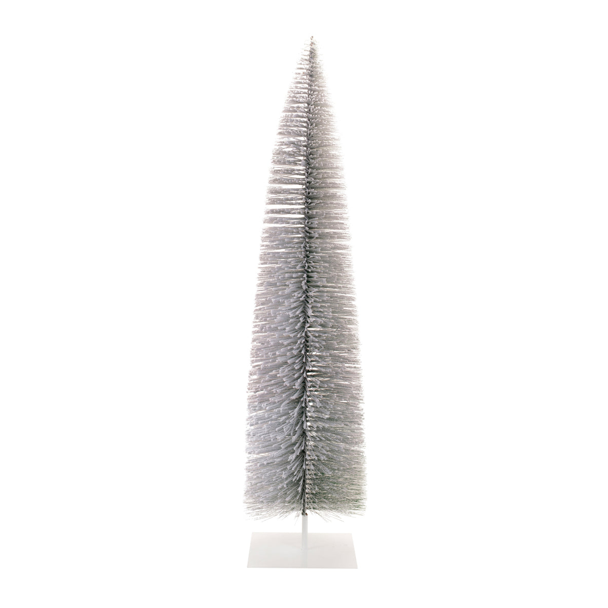 Silver Glitter Holiday Trees (S/2)