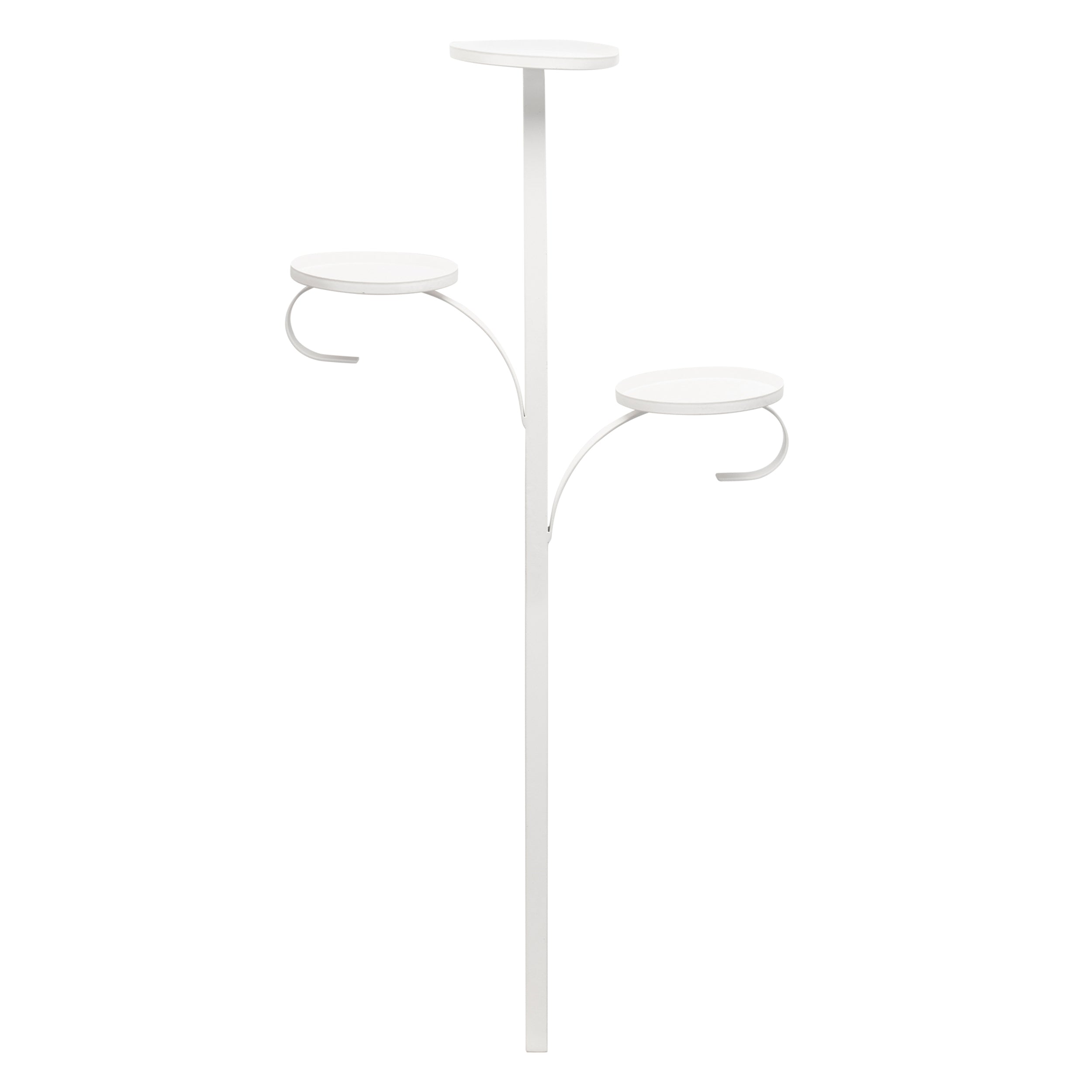 Triple Tree Topper 36”H Iron - White