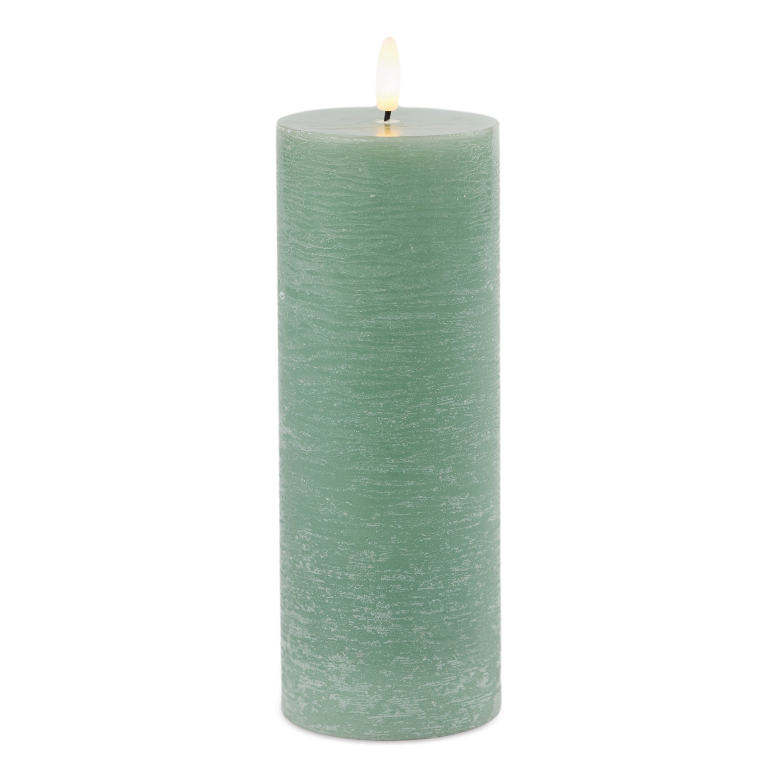 FIA Wick Candle GR 3"D x 8"H Wax/ 2 C Batteries Not Included