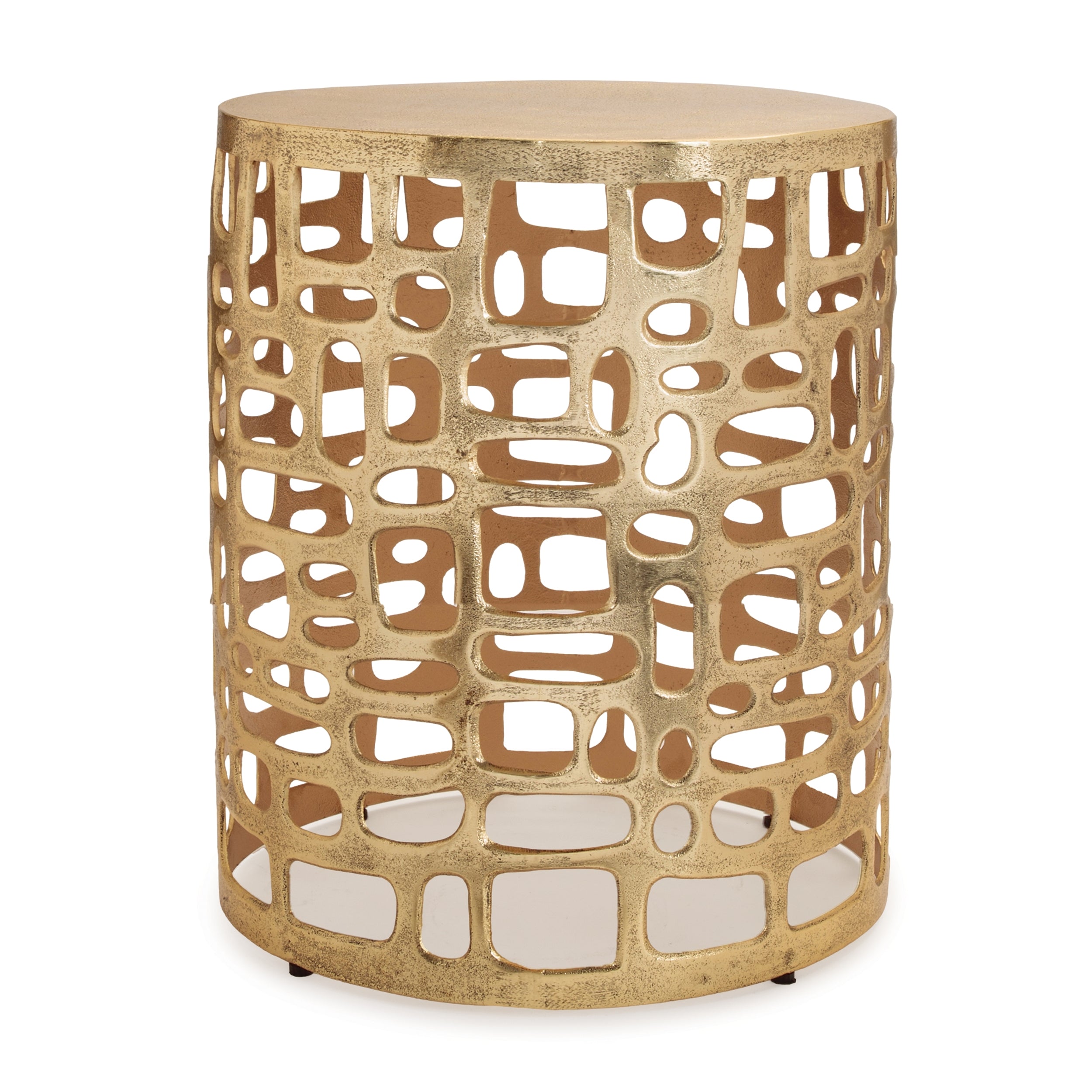 Accent Table 16"D x 19"H Aluminum