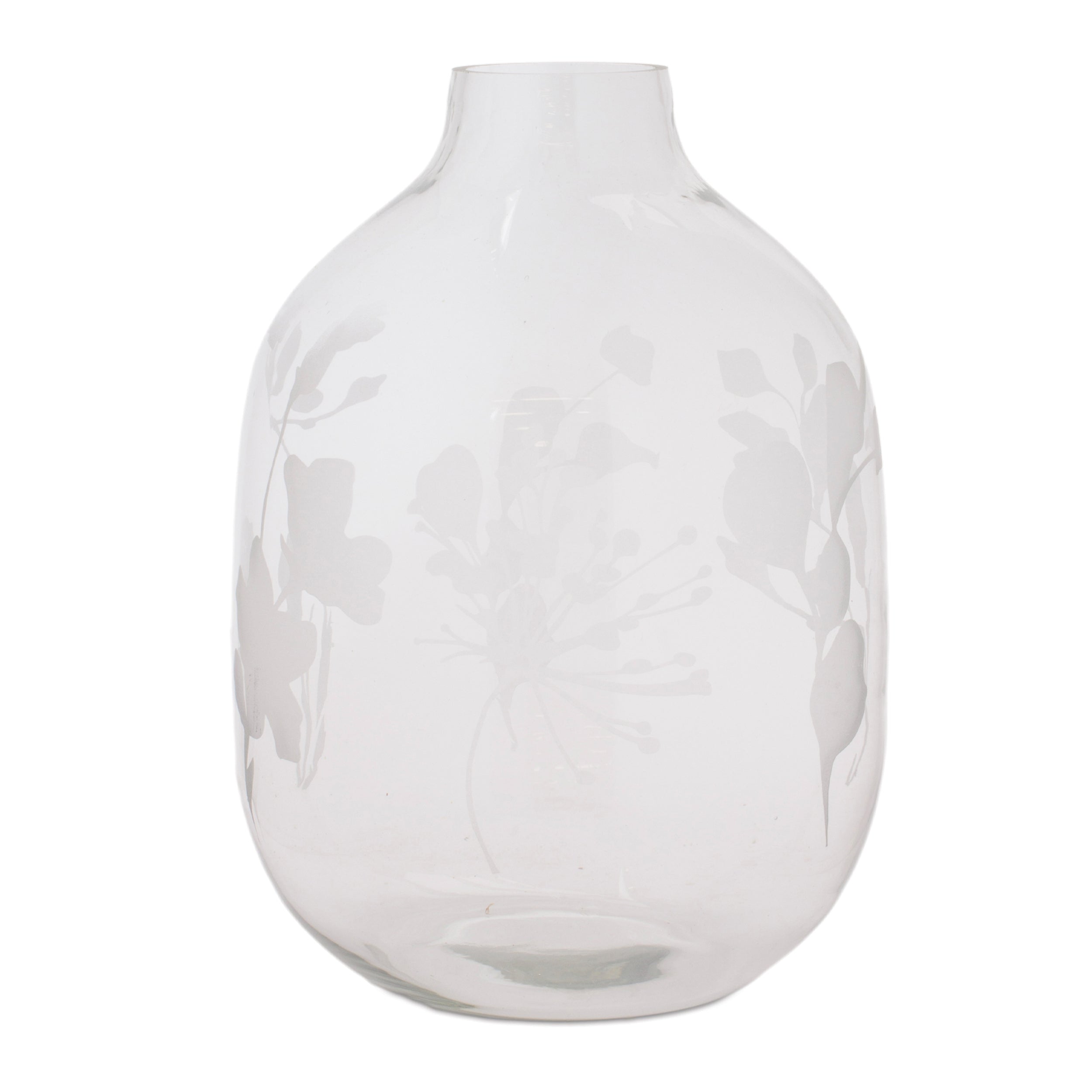Vase 10.5”H Glass