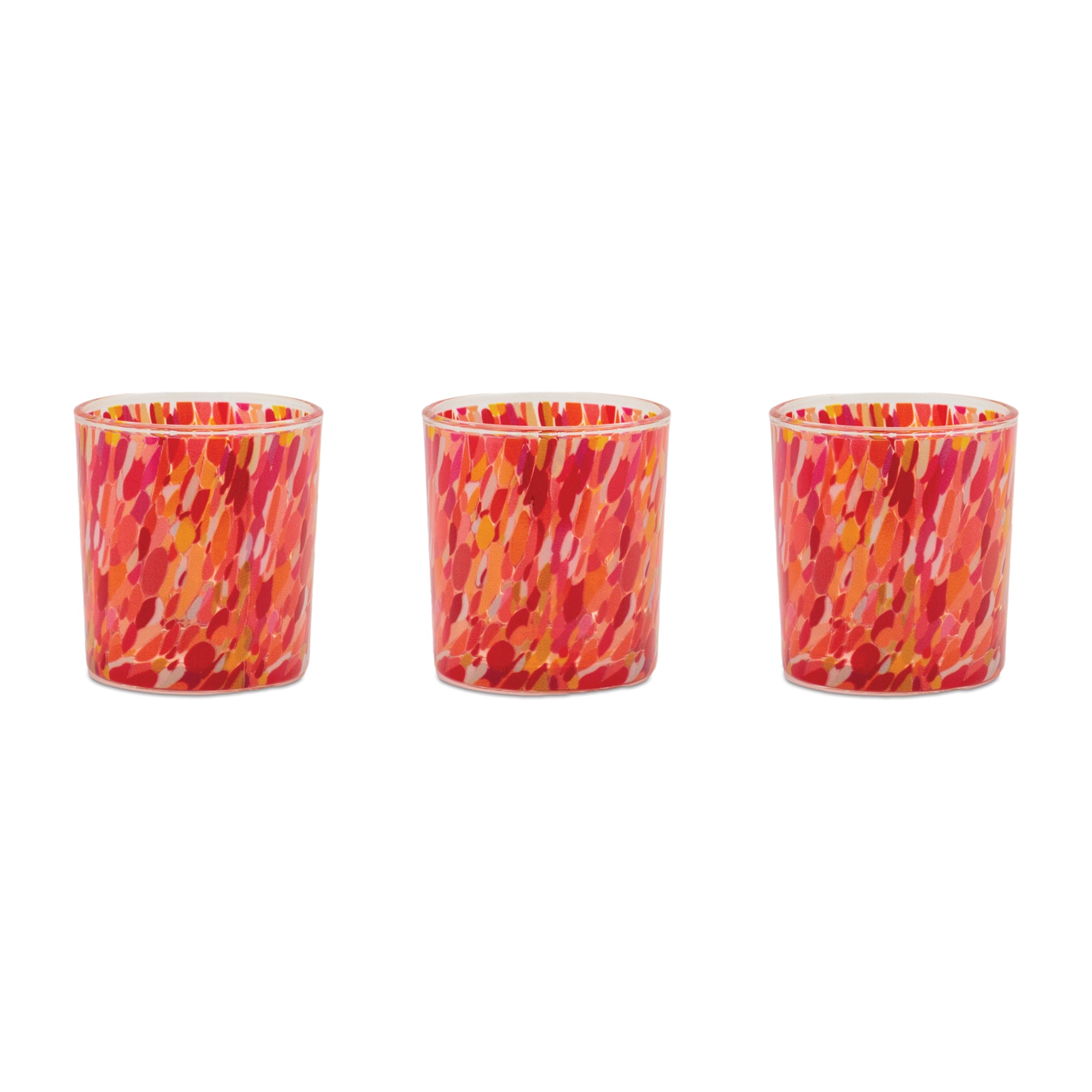 Votive Holder (Set of 3) 2.5"D x 3"H Glass