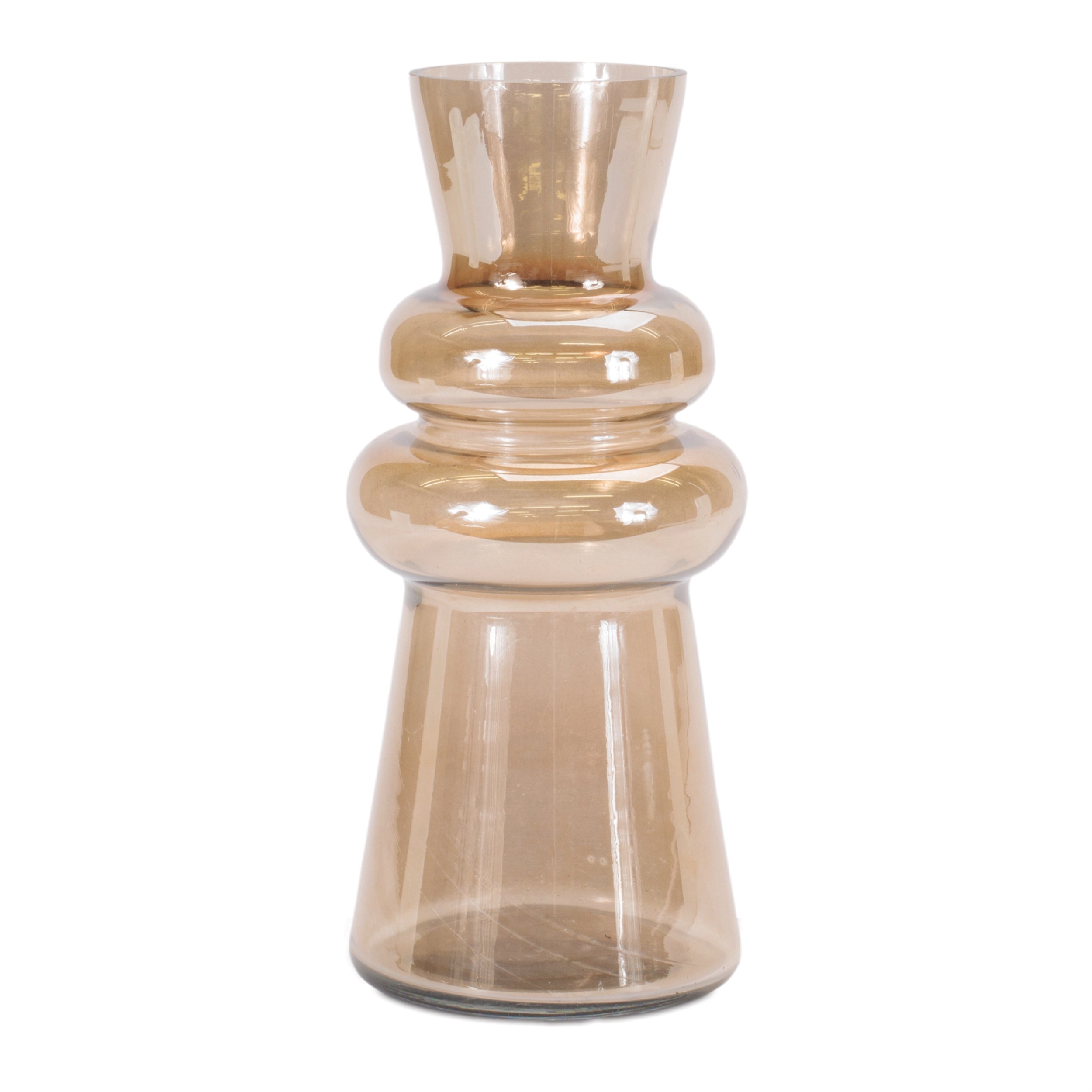 Vase 4.5"D x 10"H Glass