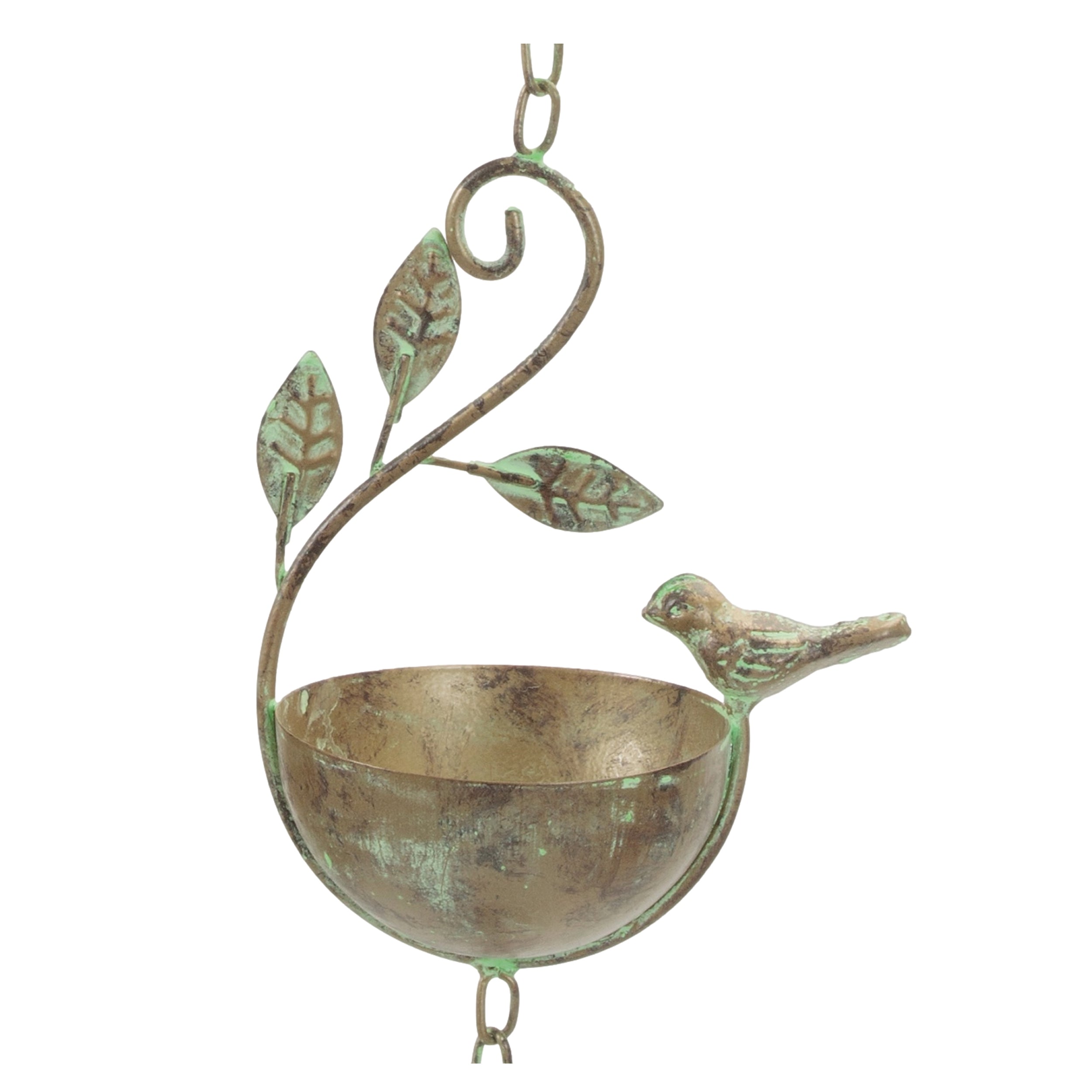Bird Rain Chain 60”L Iron