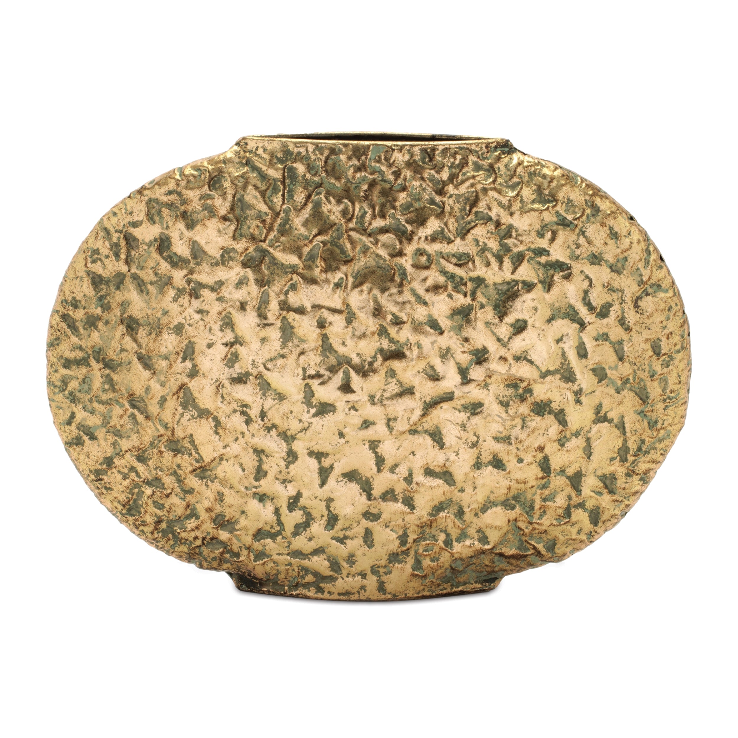 Vase 14.5"L x 10.75"H Metal