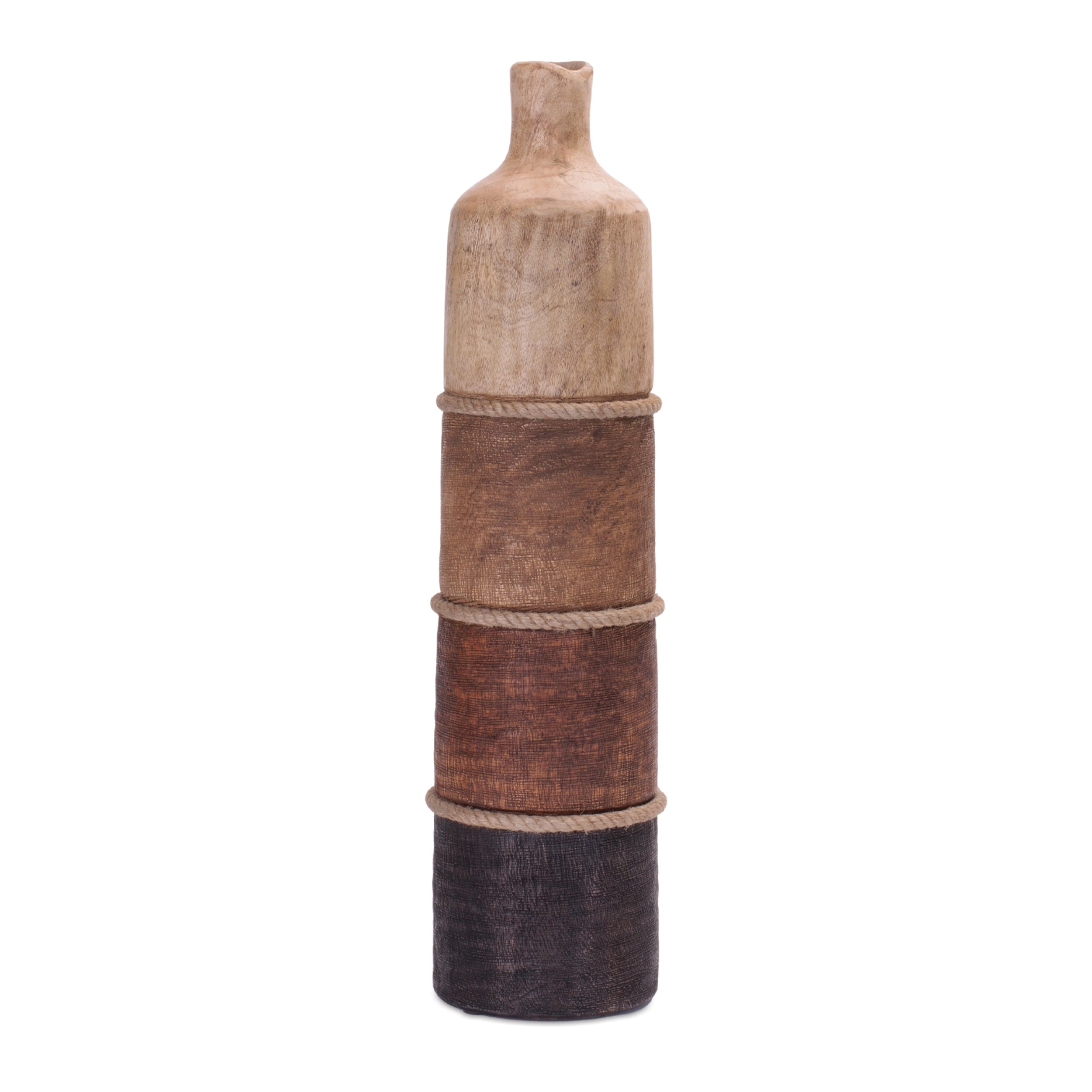 Vase 23.75”H Wood