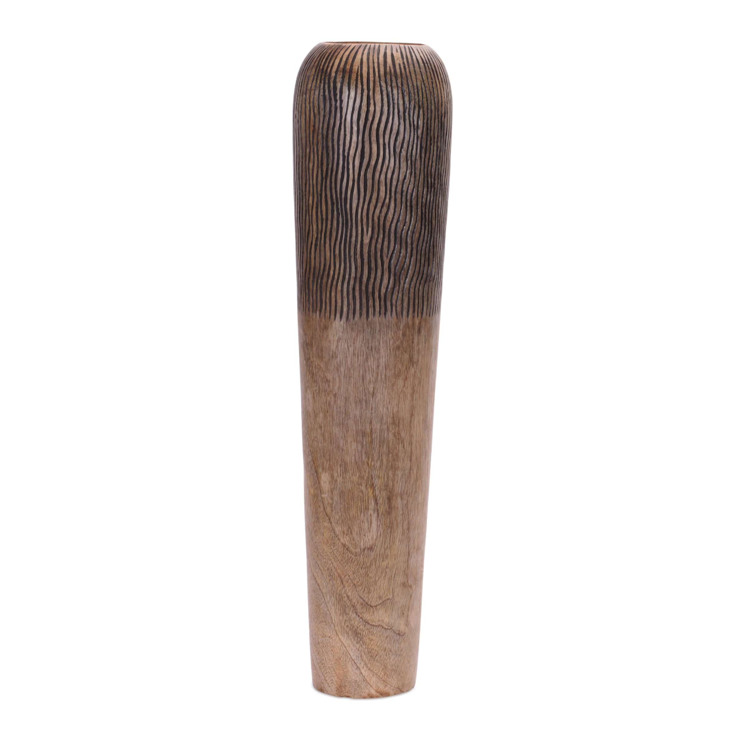 Vase 24”H Wood