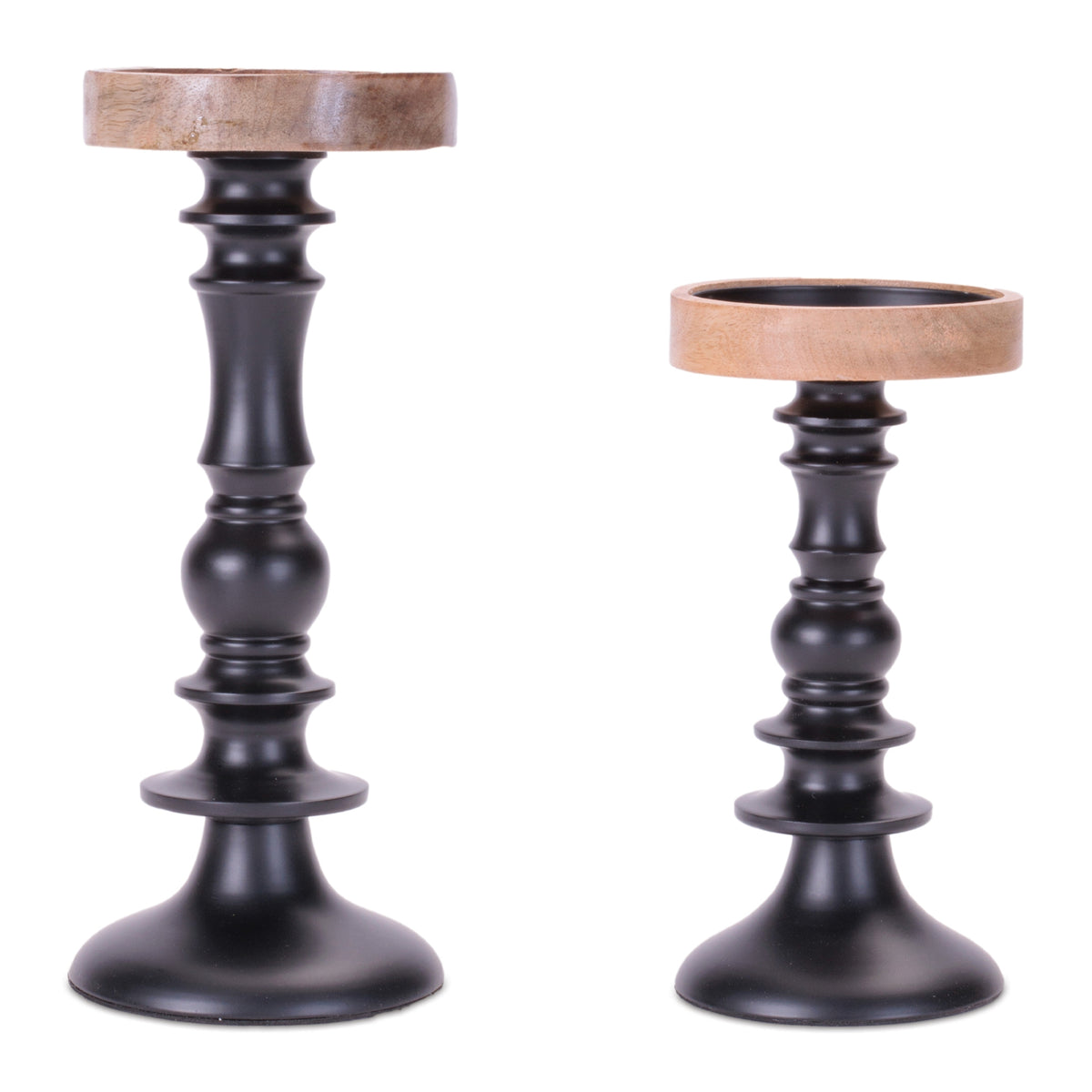 Rustic Candle Holder (S/2)