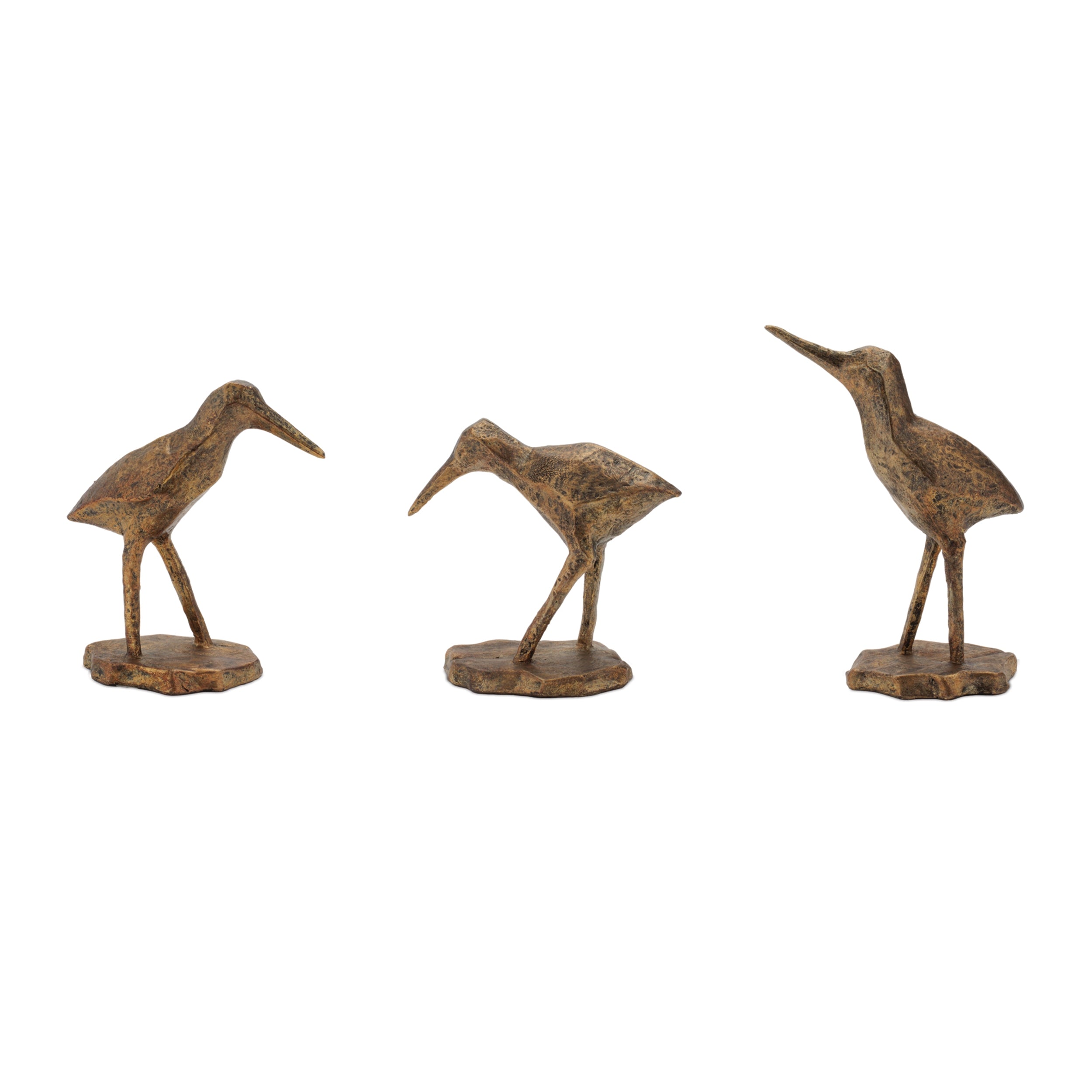 Bird (3 Asst) 4.25"H, 5"H, 6"H Resin