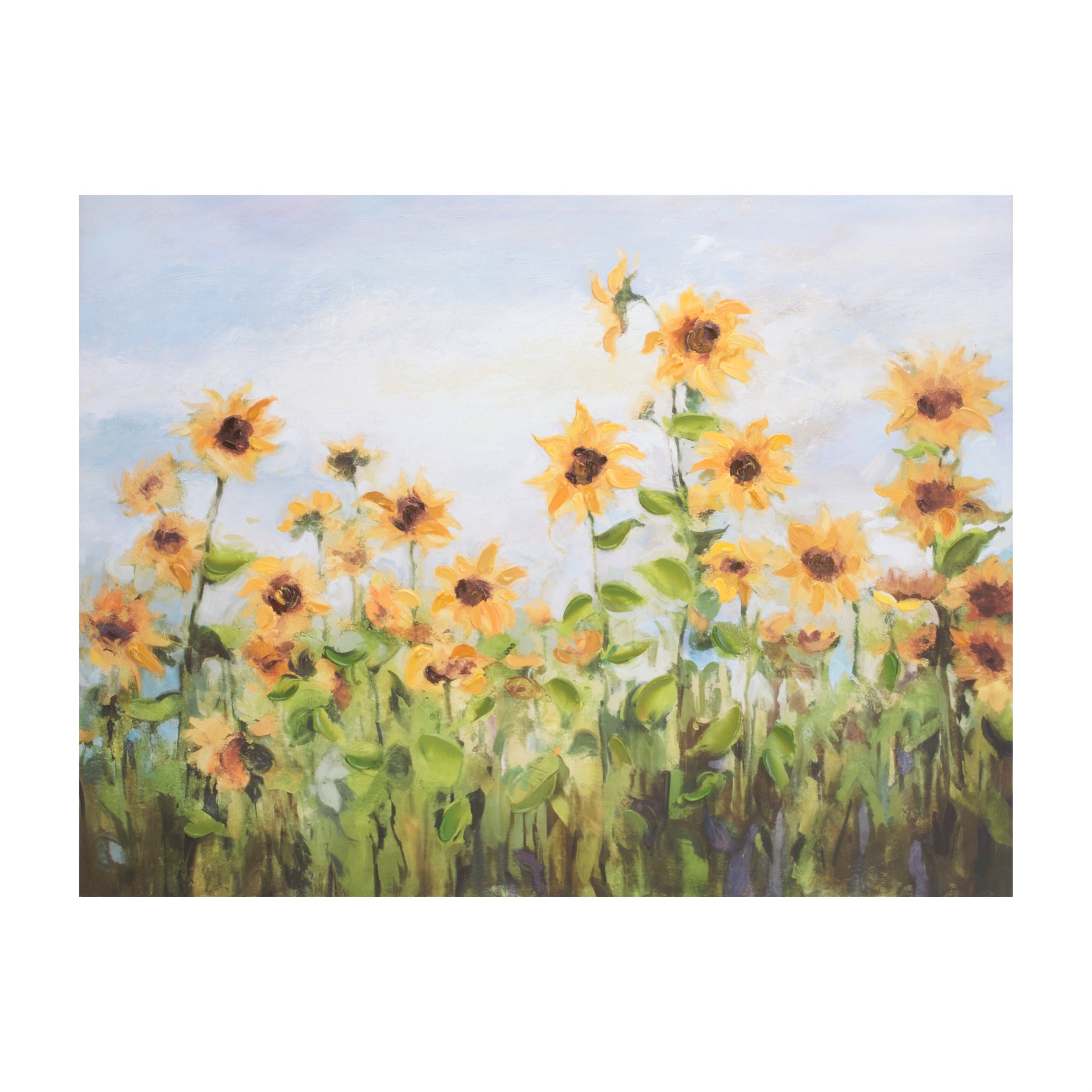 Sunflower Canvas 32"L x 24"H Canvas/Wood
