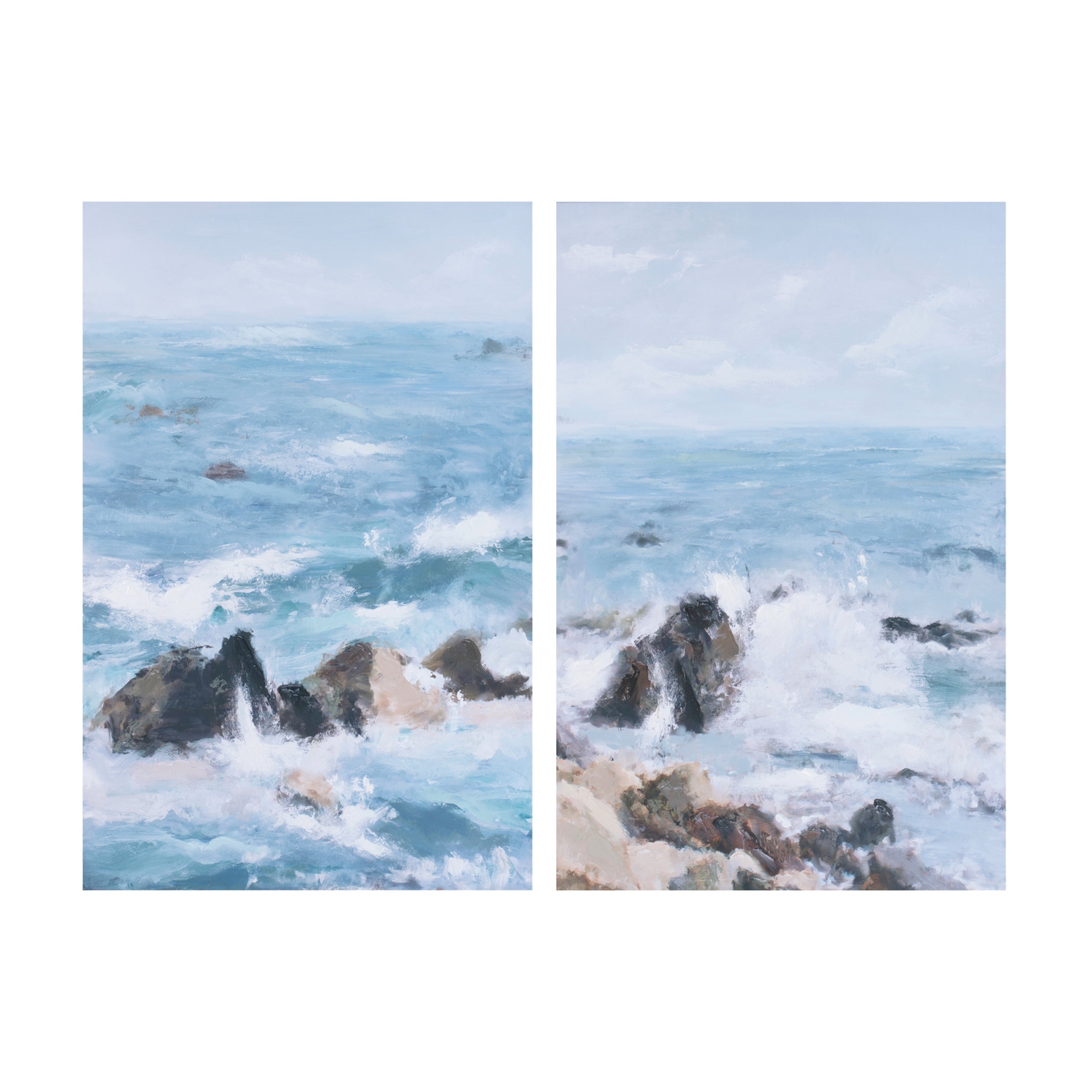 Sea Scape (2 Asst) 24"L x 36"H Canvas/Wood