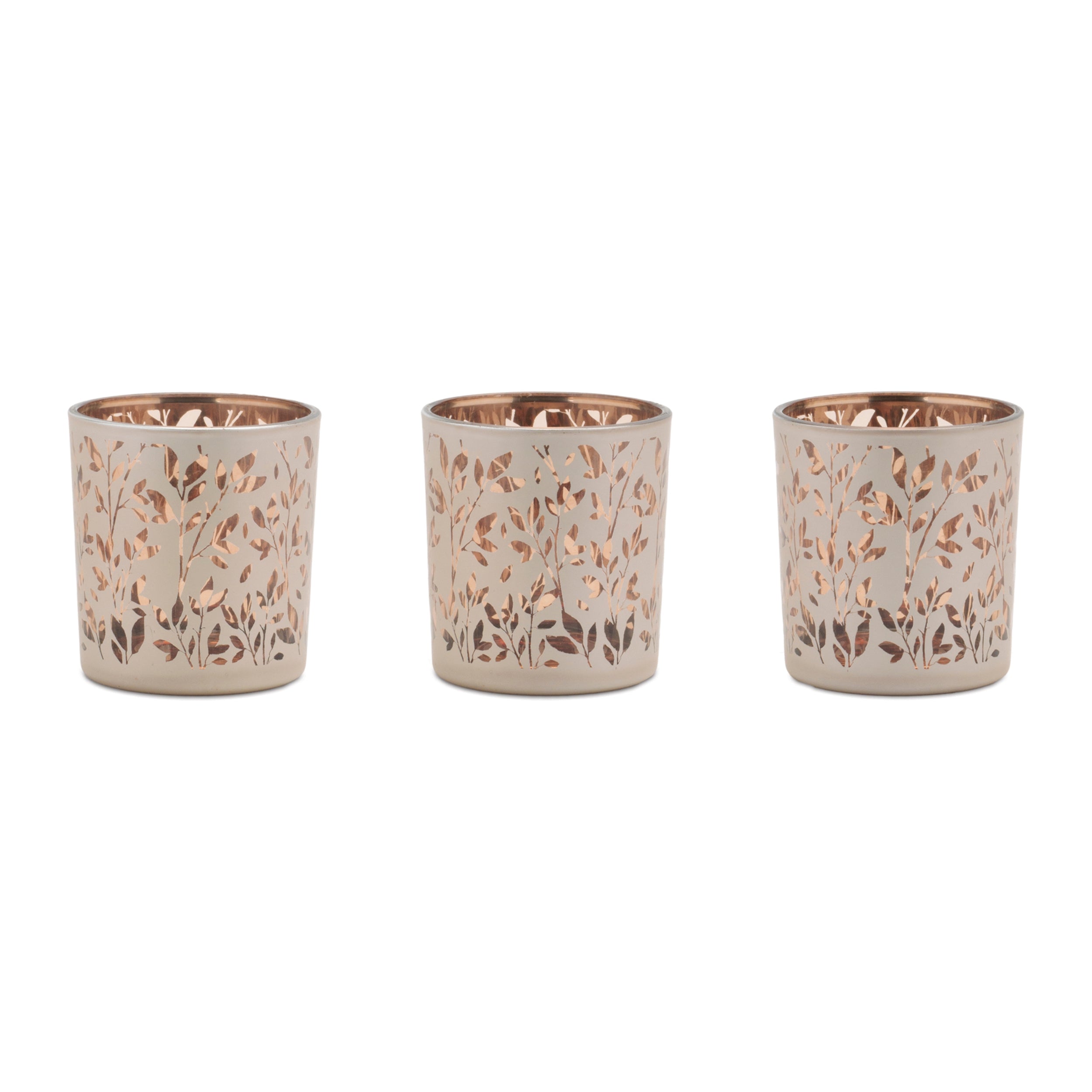 Votive Holder (Set of 3) 2.5"D x 3"H Glass