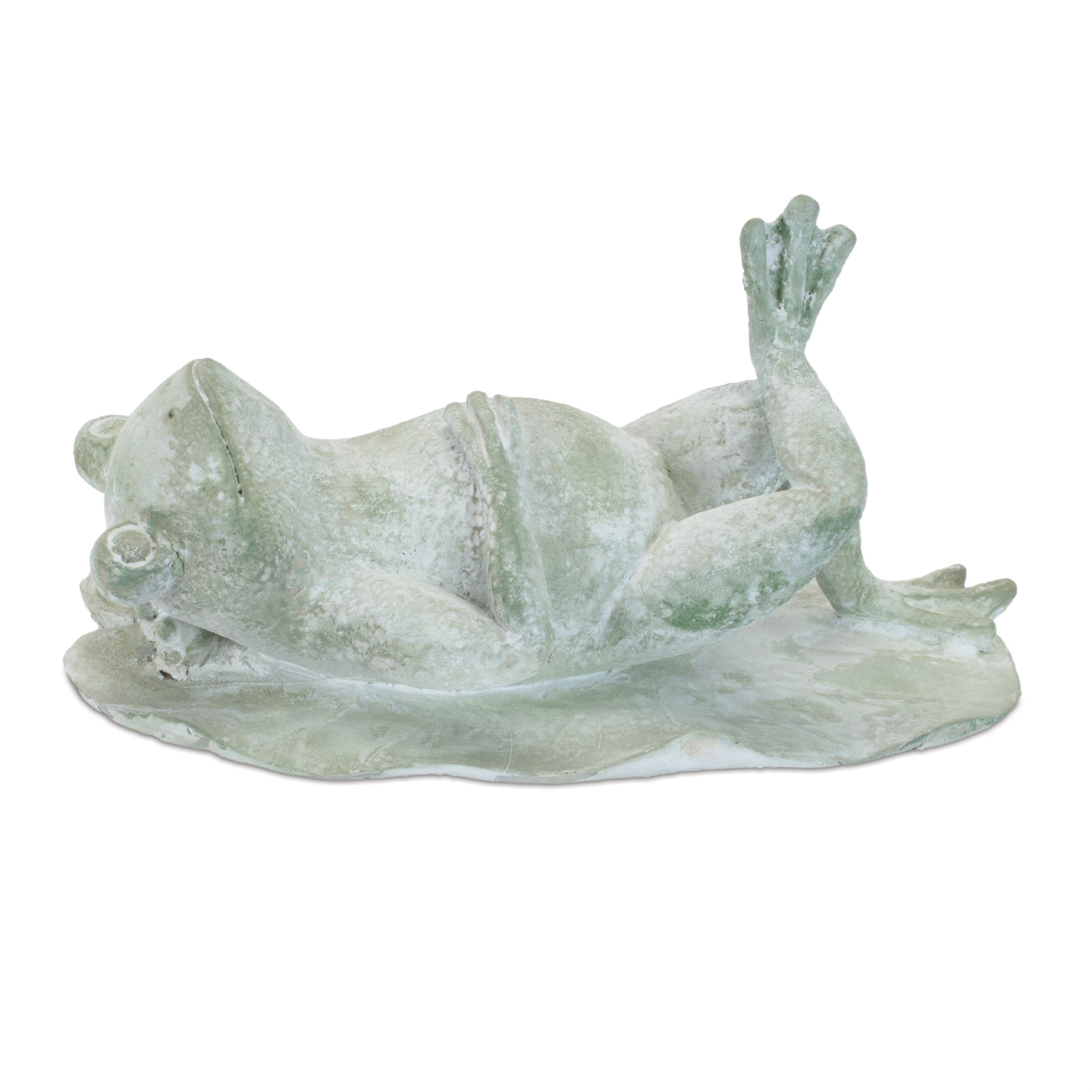 Frog Relaxing 9.5"L x 4.75"H Resin