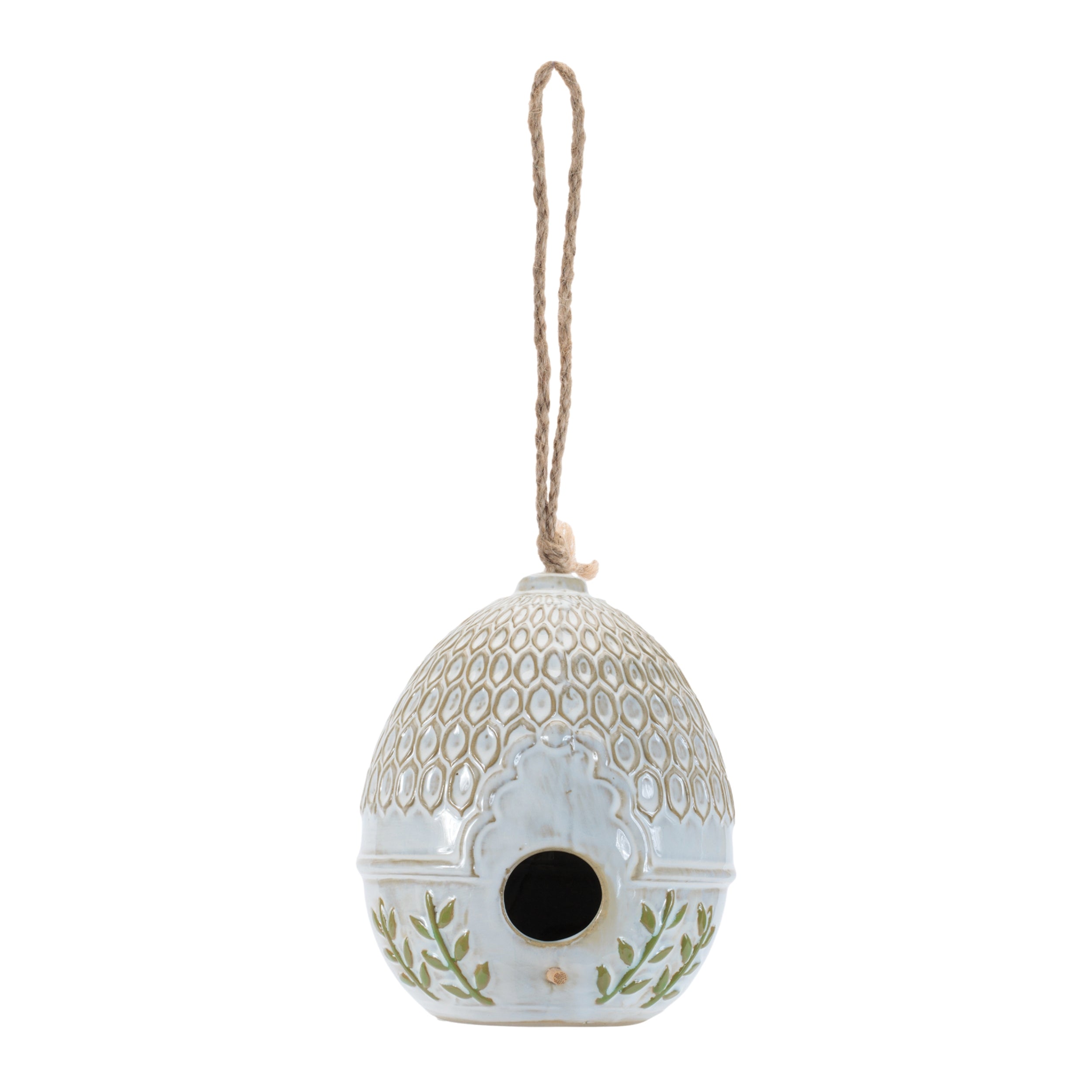 Birdhouse 7”H Porcelain