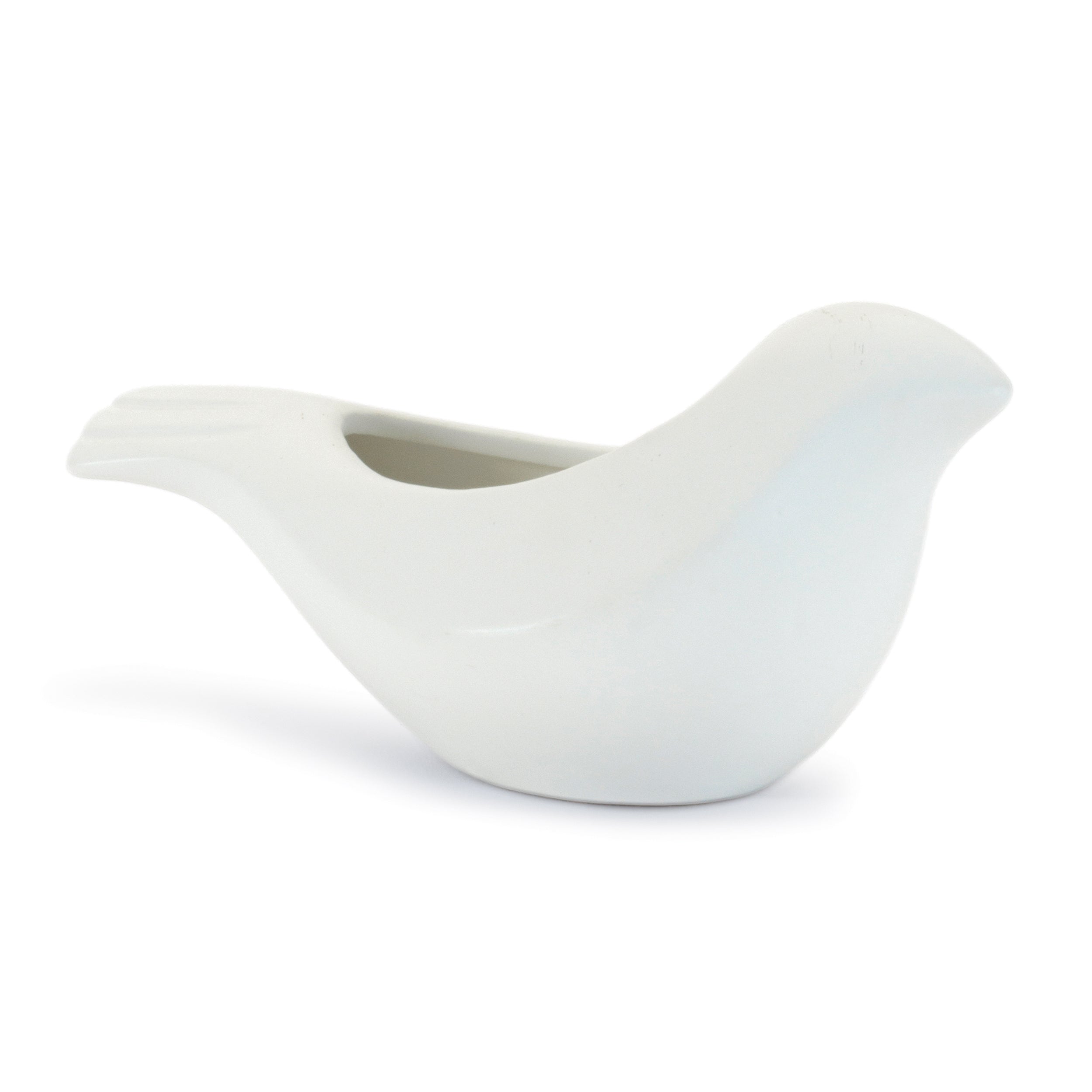 Bird Container 8"L x 4"H Ceramic