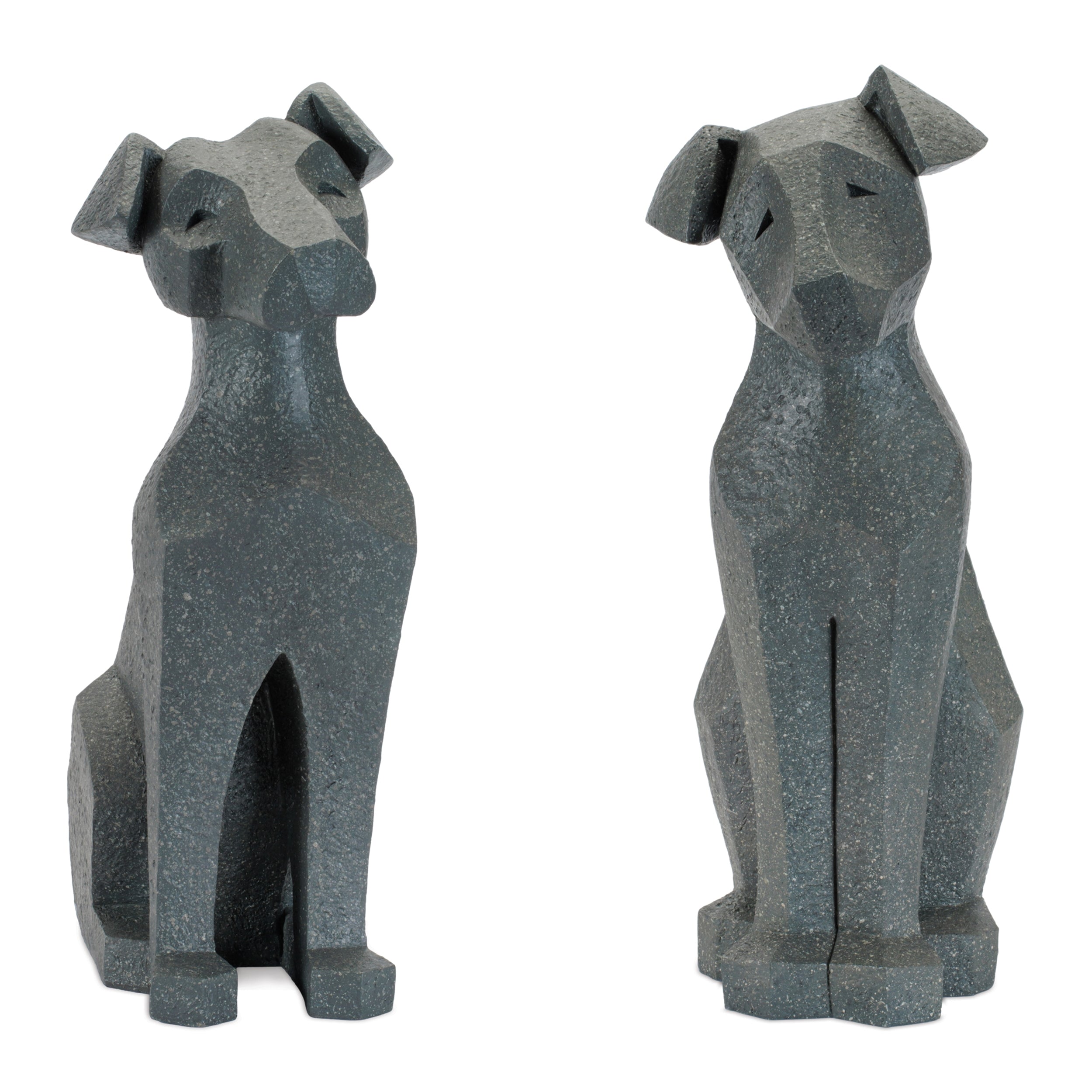 Dog (2 Asst) 17"H, 18"H Resin