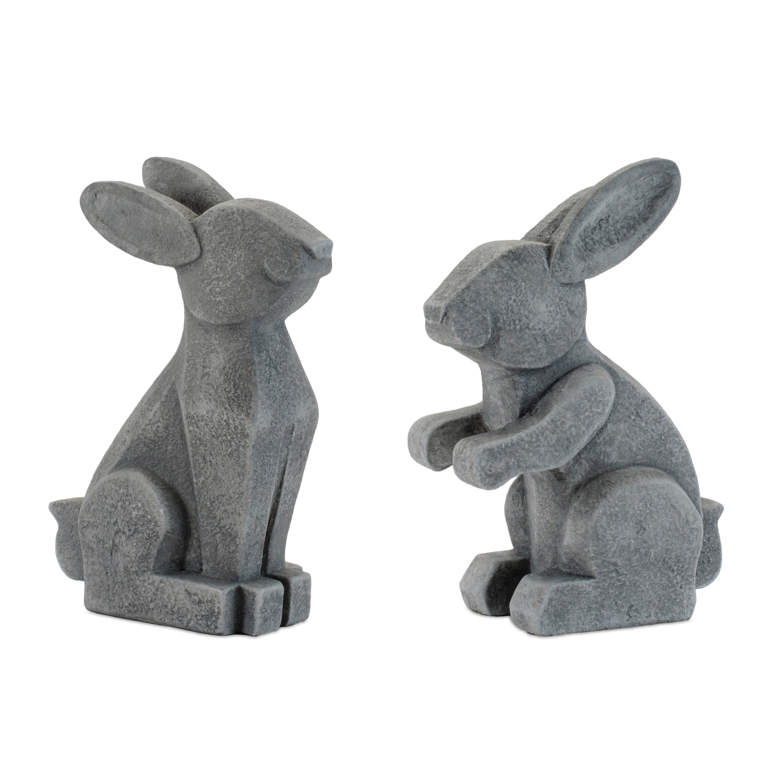 Bunny (2 Asst) 5.5"H, 6"H Resin