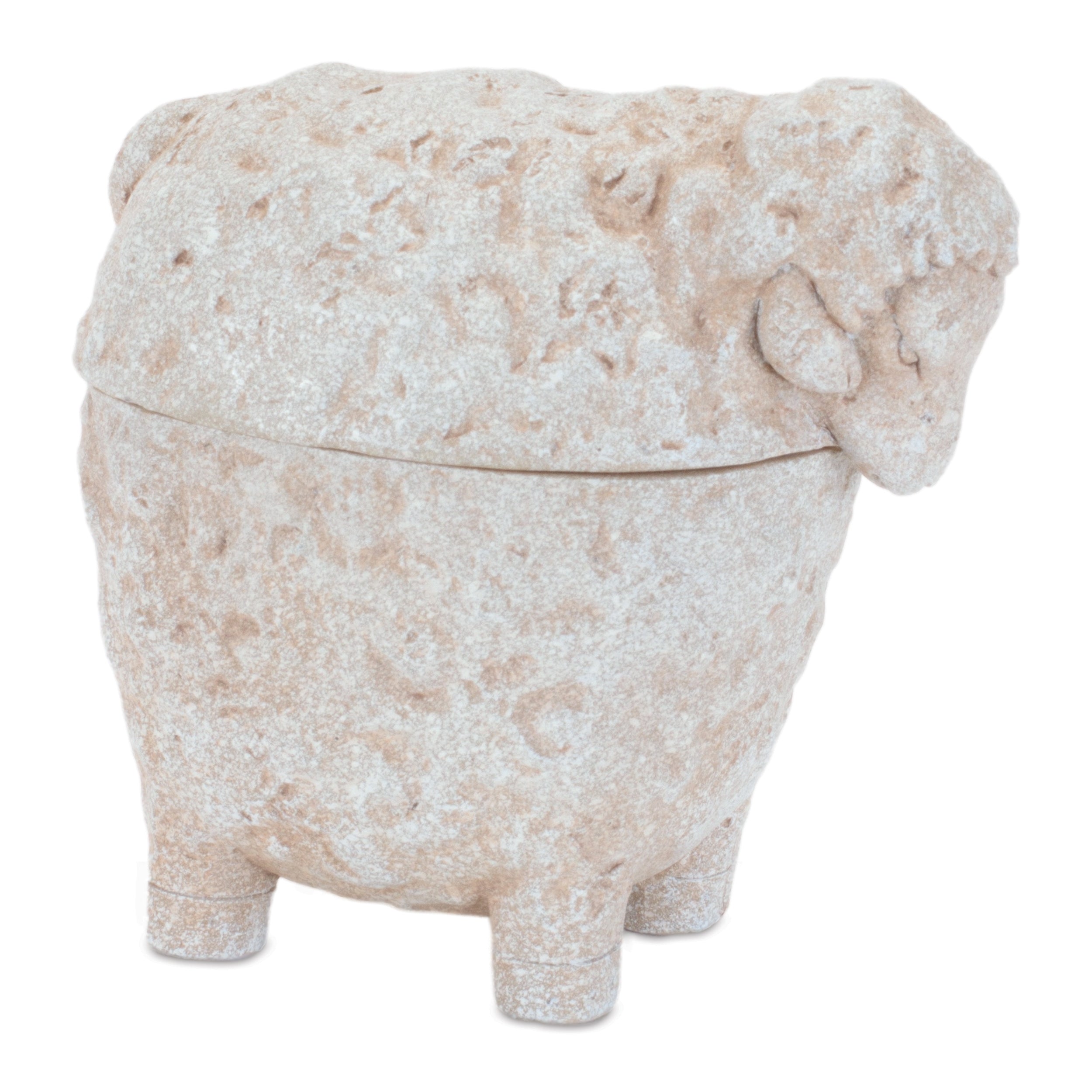 Sheep Box 4.5"L x 4"H Resin