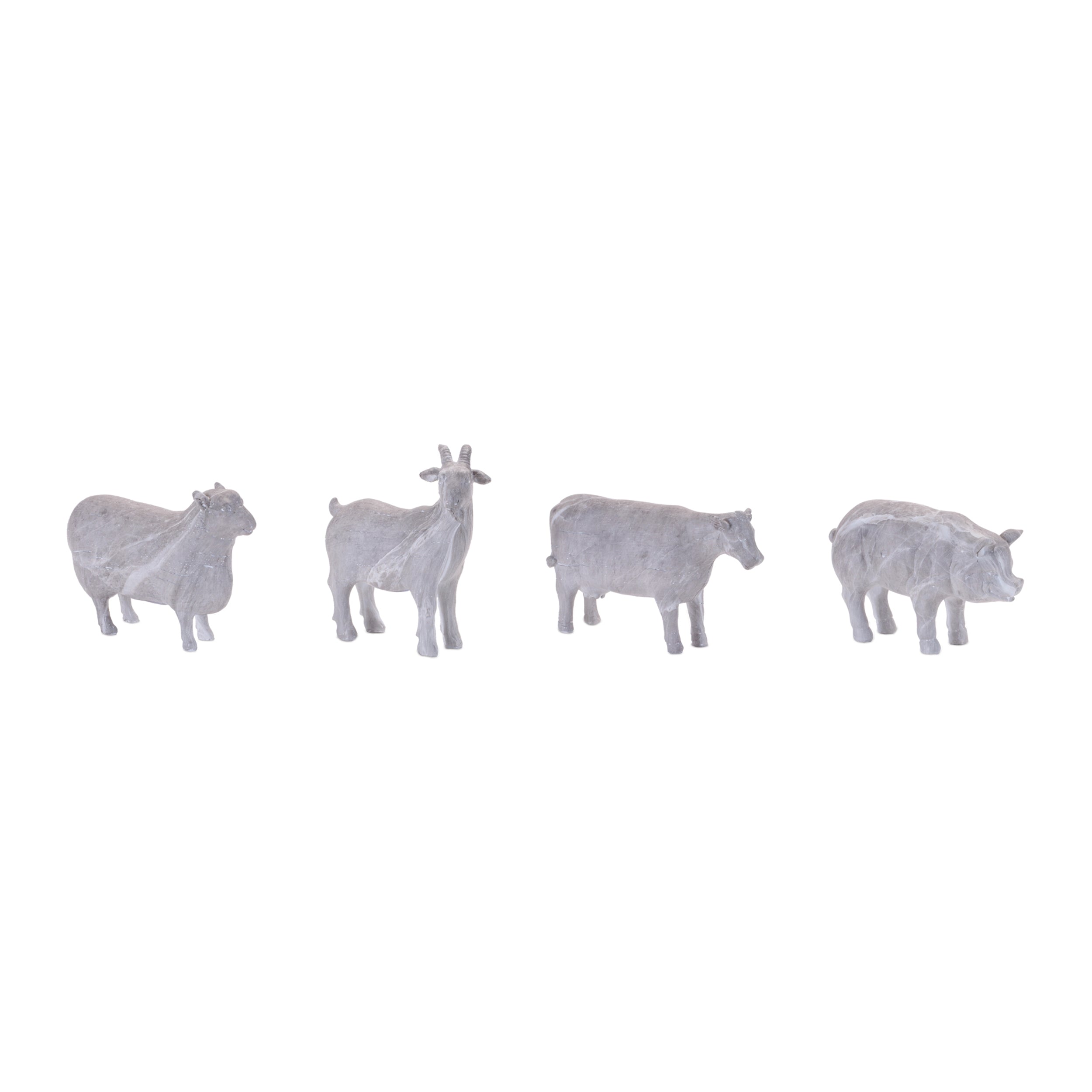 Farm Animal (4 Asst) 6"L x 4.5"H Resin