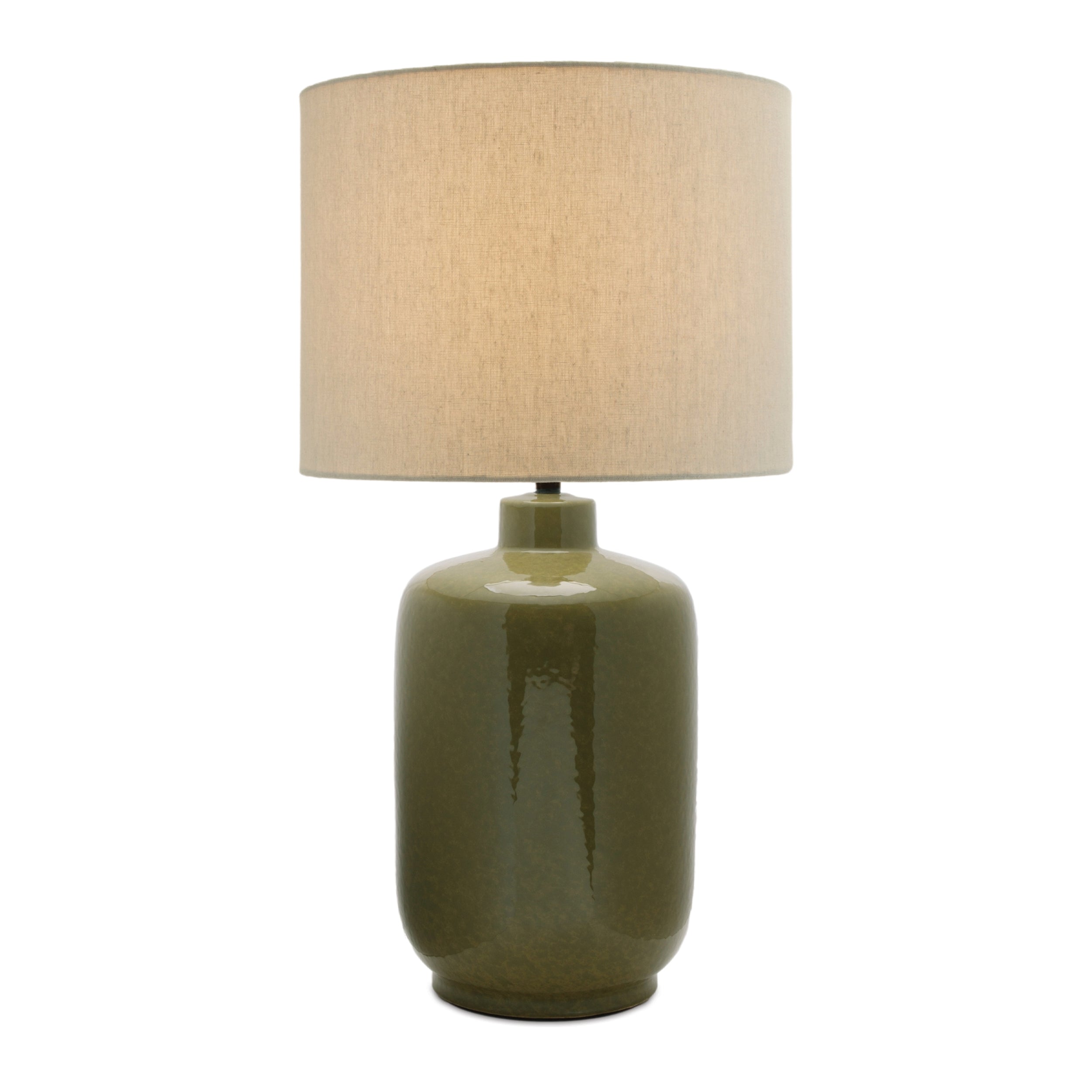 Table Lamp 27.5”H Ceramic/Linen