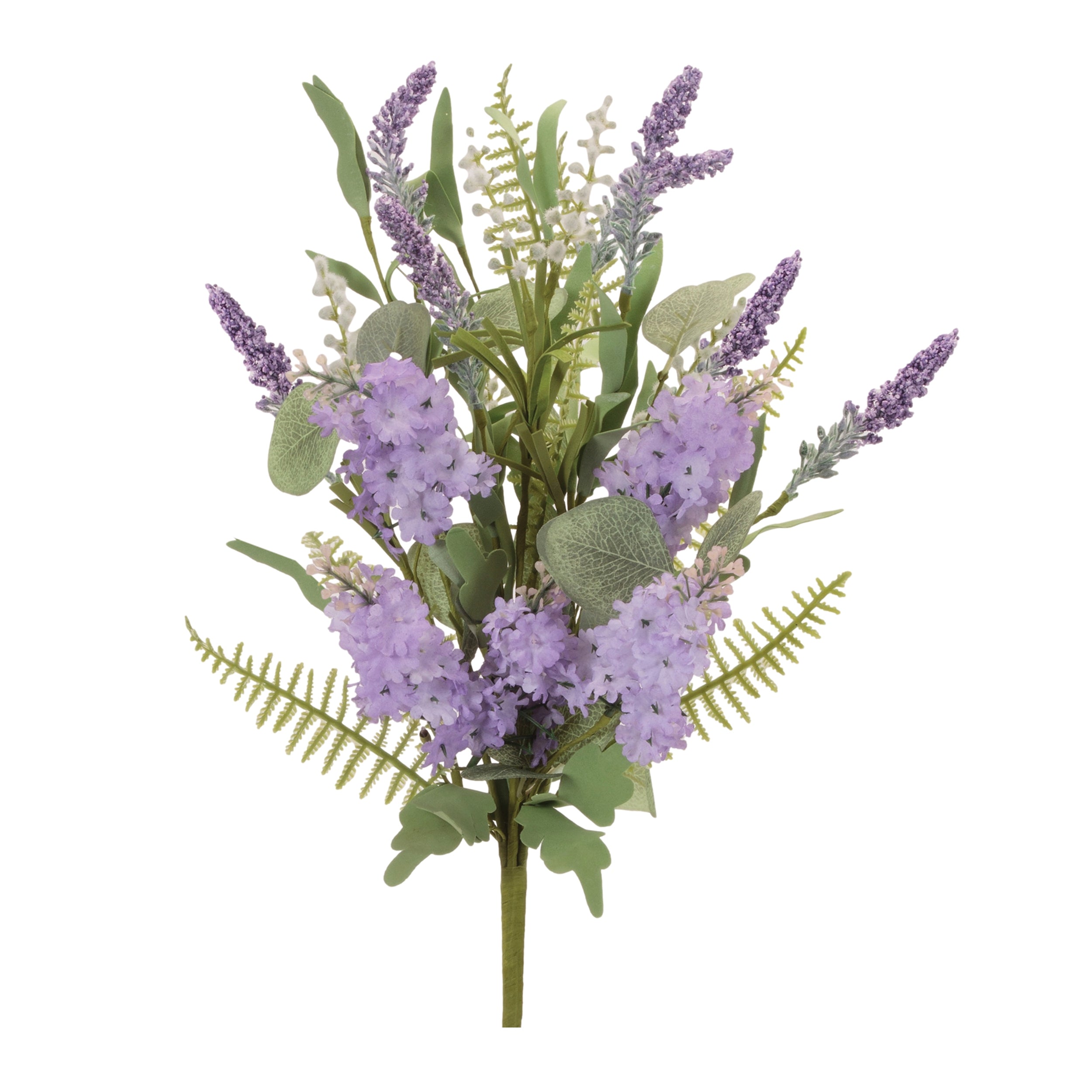 Mixed Lavender Bush 22.5”H Polyester