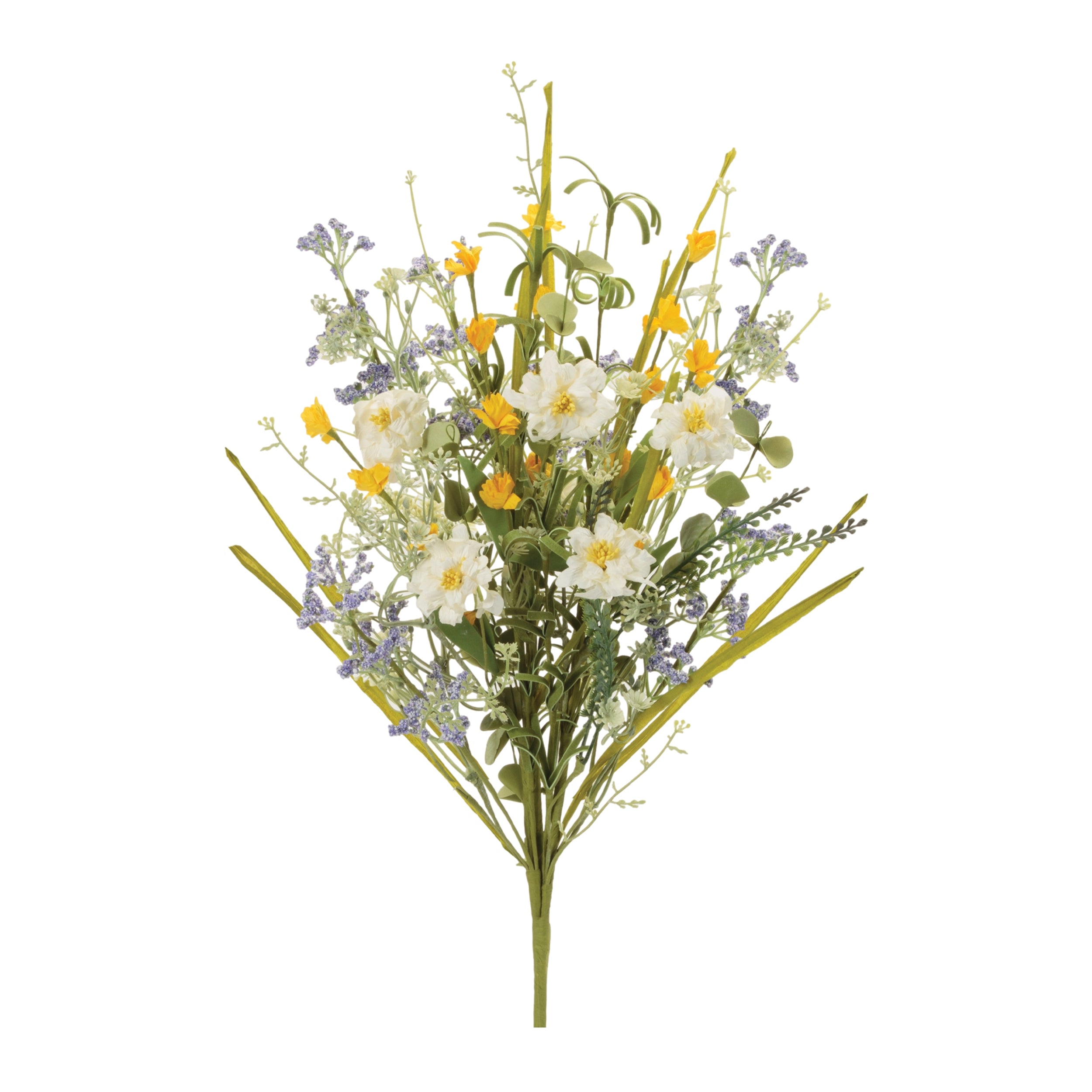 Mixed Floral Bush 24”H Polyester