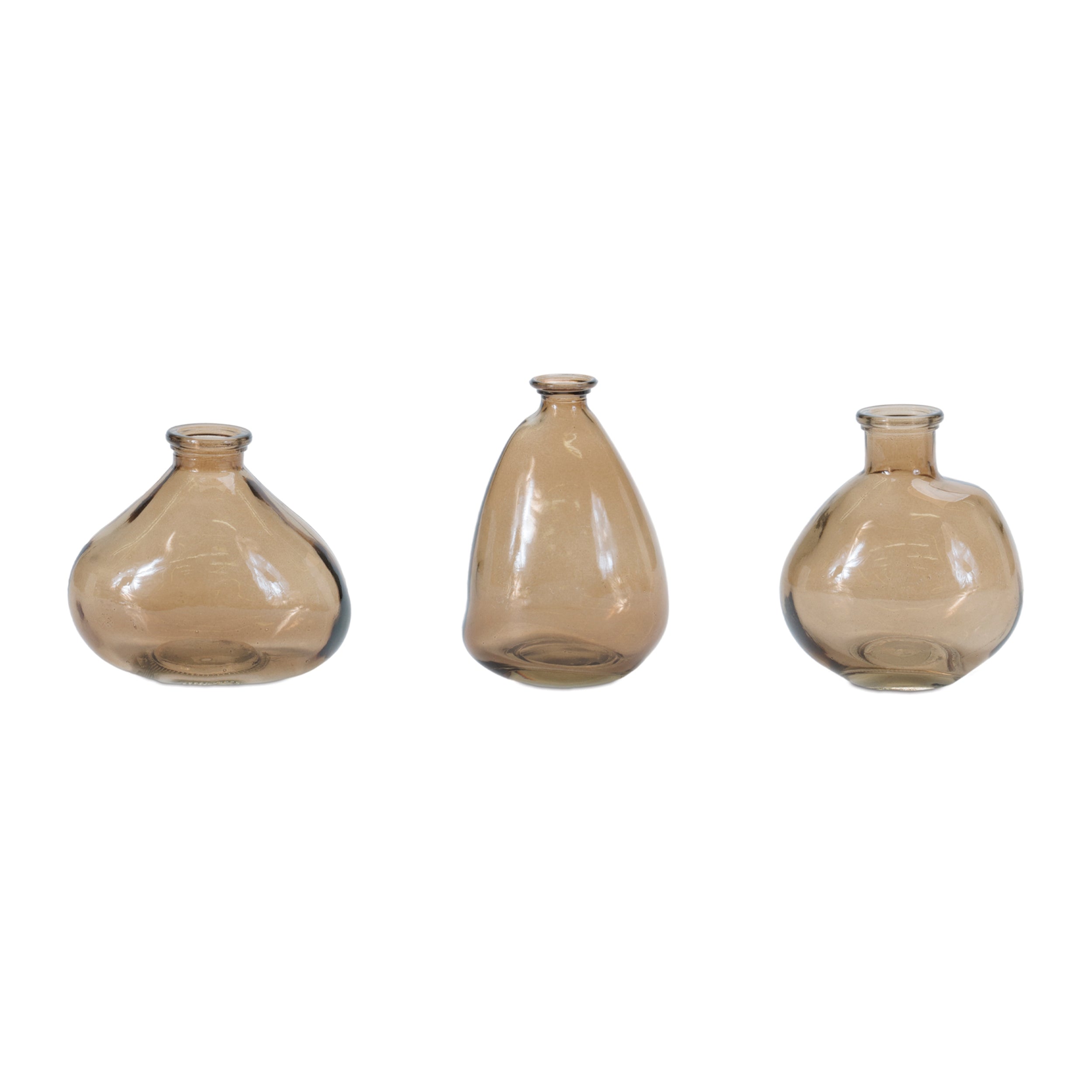 Vase (Set of 12) 3.75"H, 4"H, 4.5"H Glass