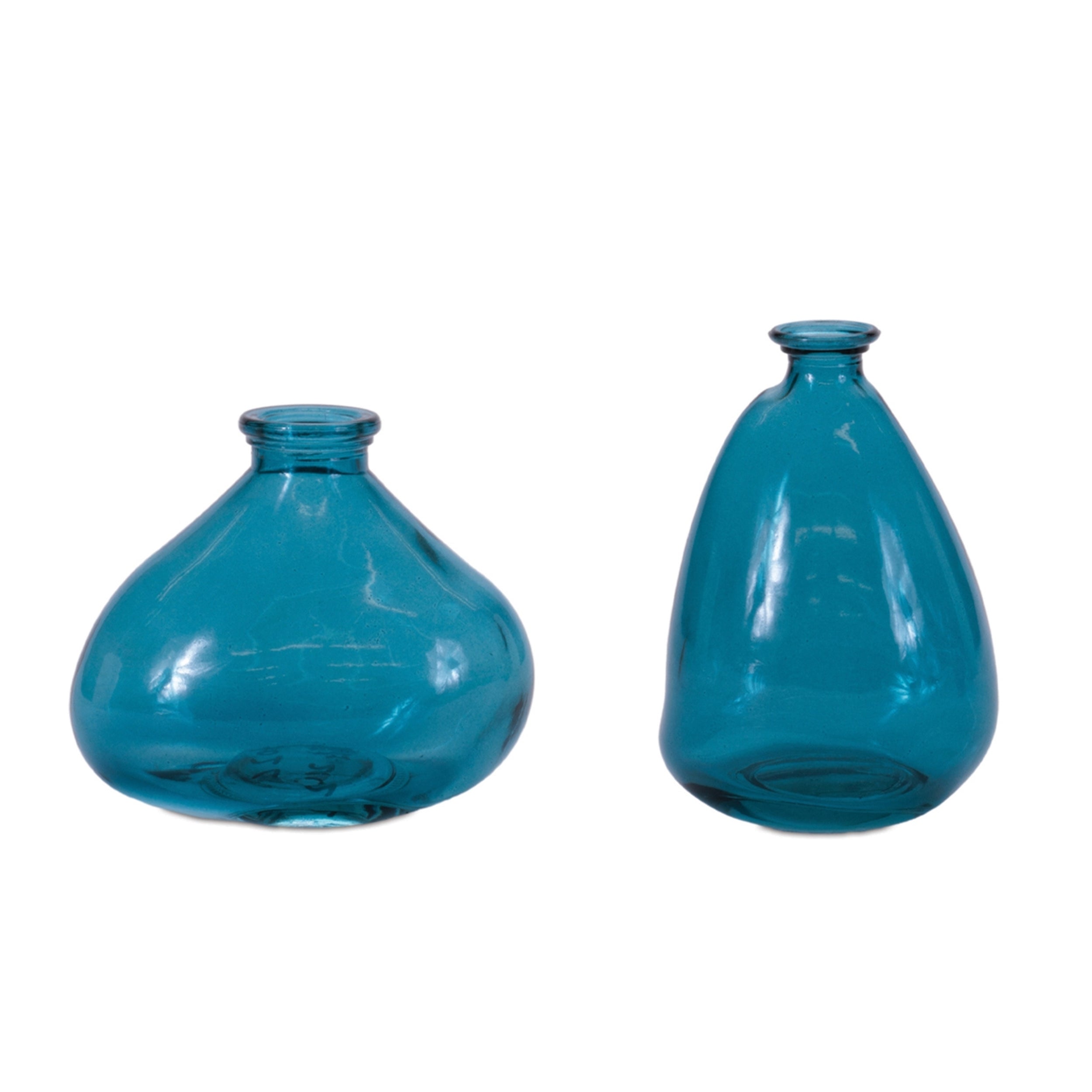 Vase (2 Asst) 3.75"H, 4"H, 4.5"H Glass