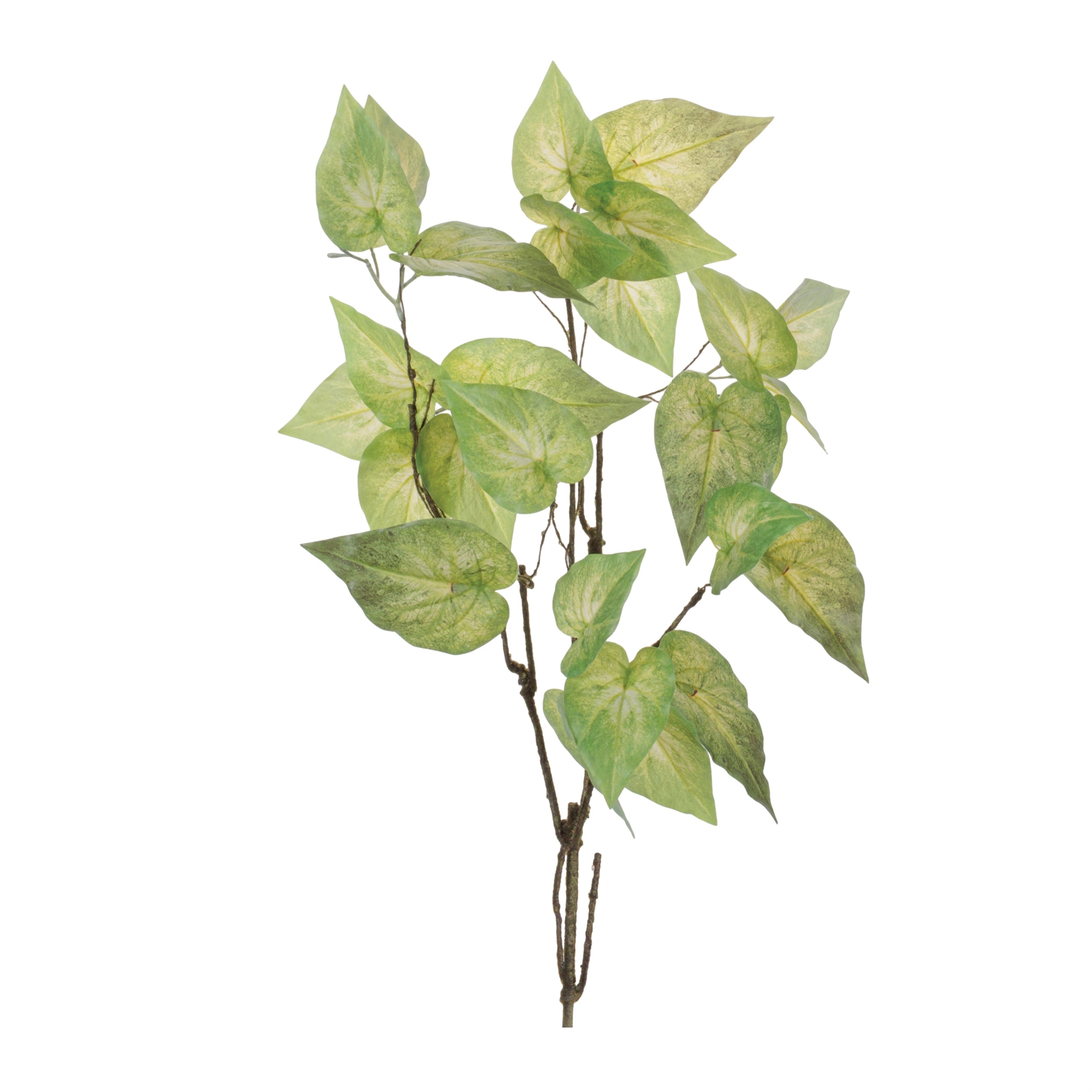 Anthurium Leaf Branch 40”H Polyester
