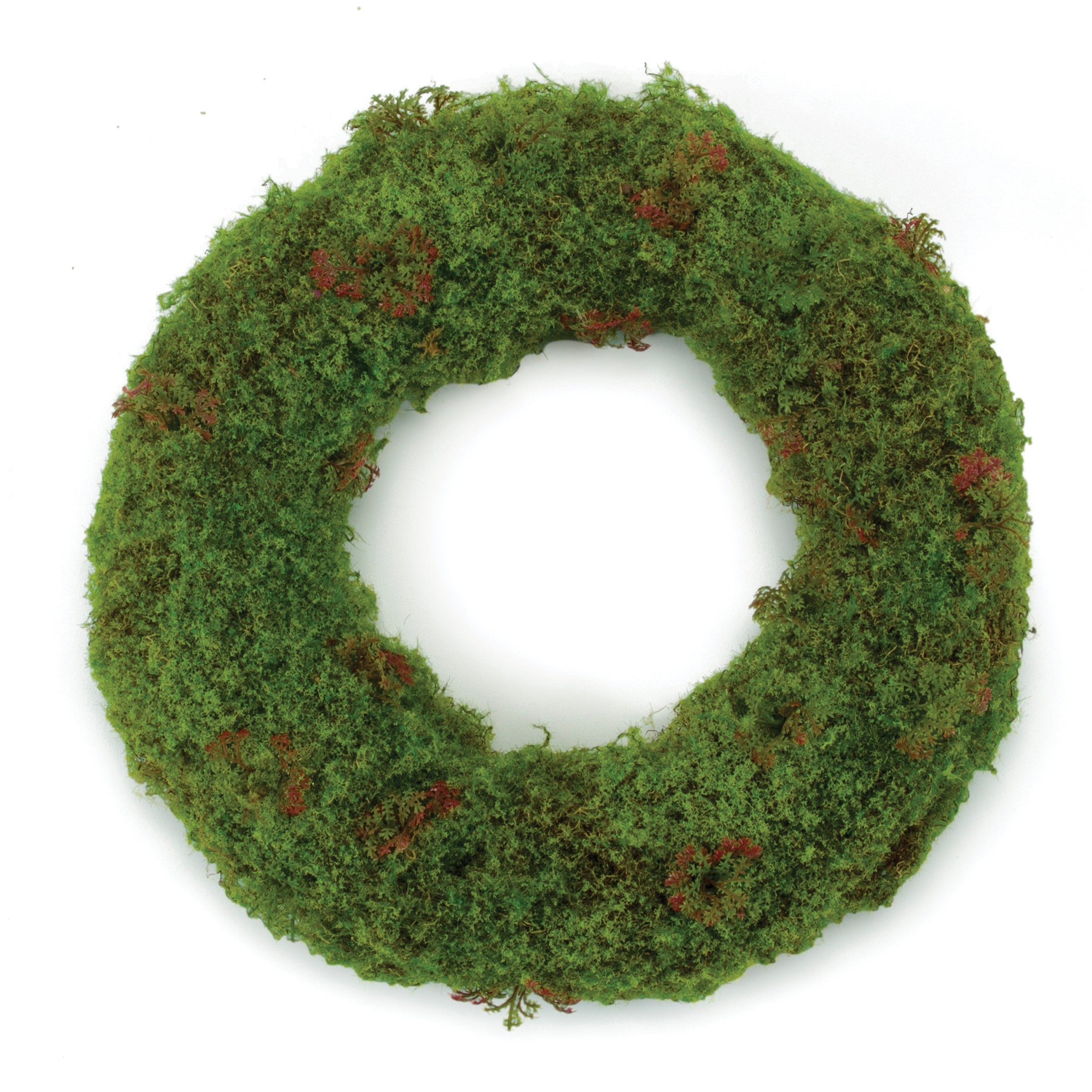 Moss Wreath 14”D /Polyester