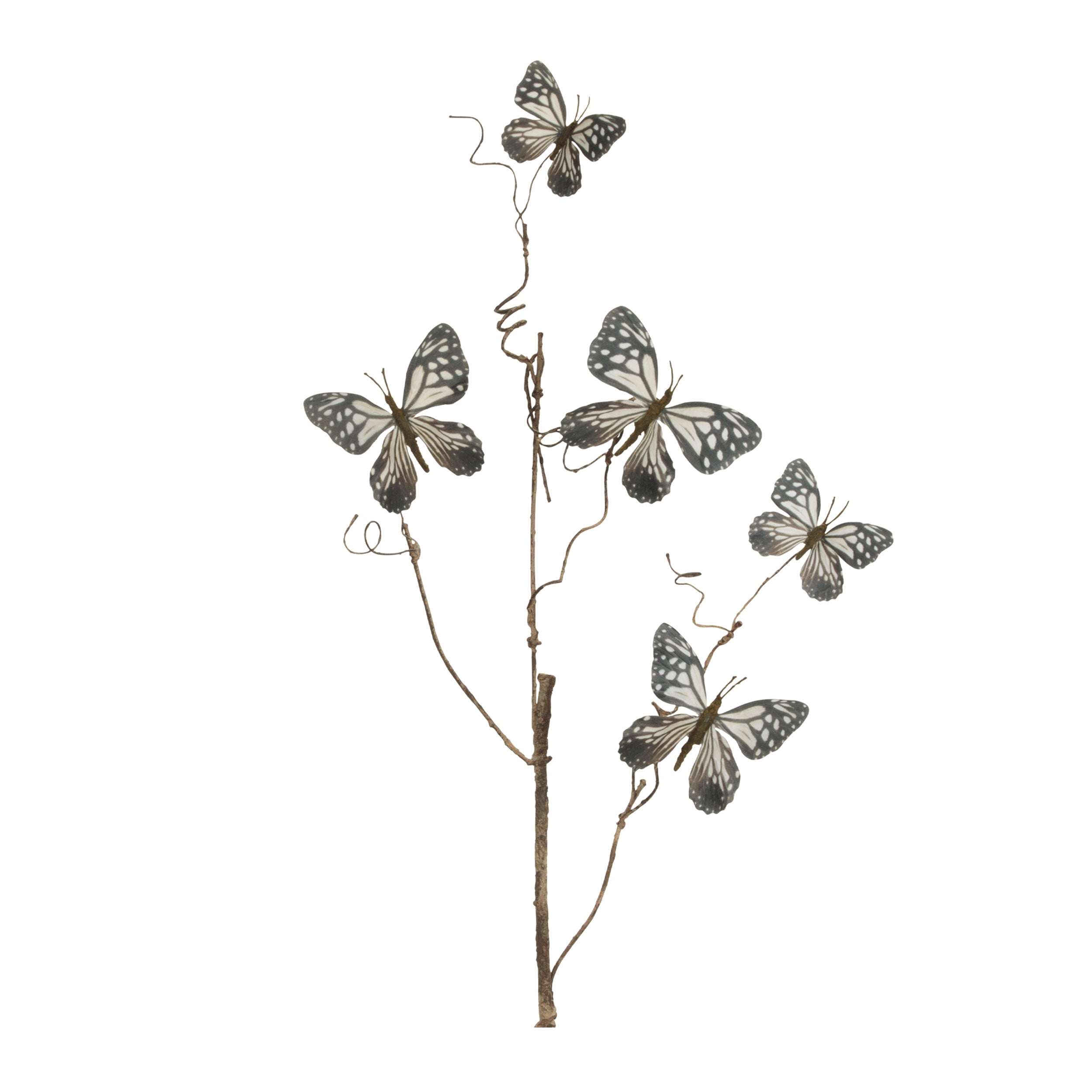 Butterfly Spray 28”H Polyester