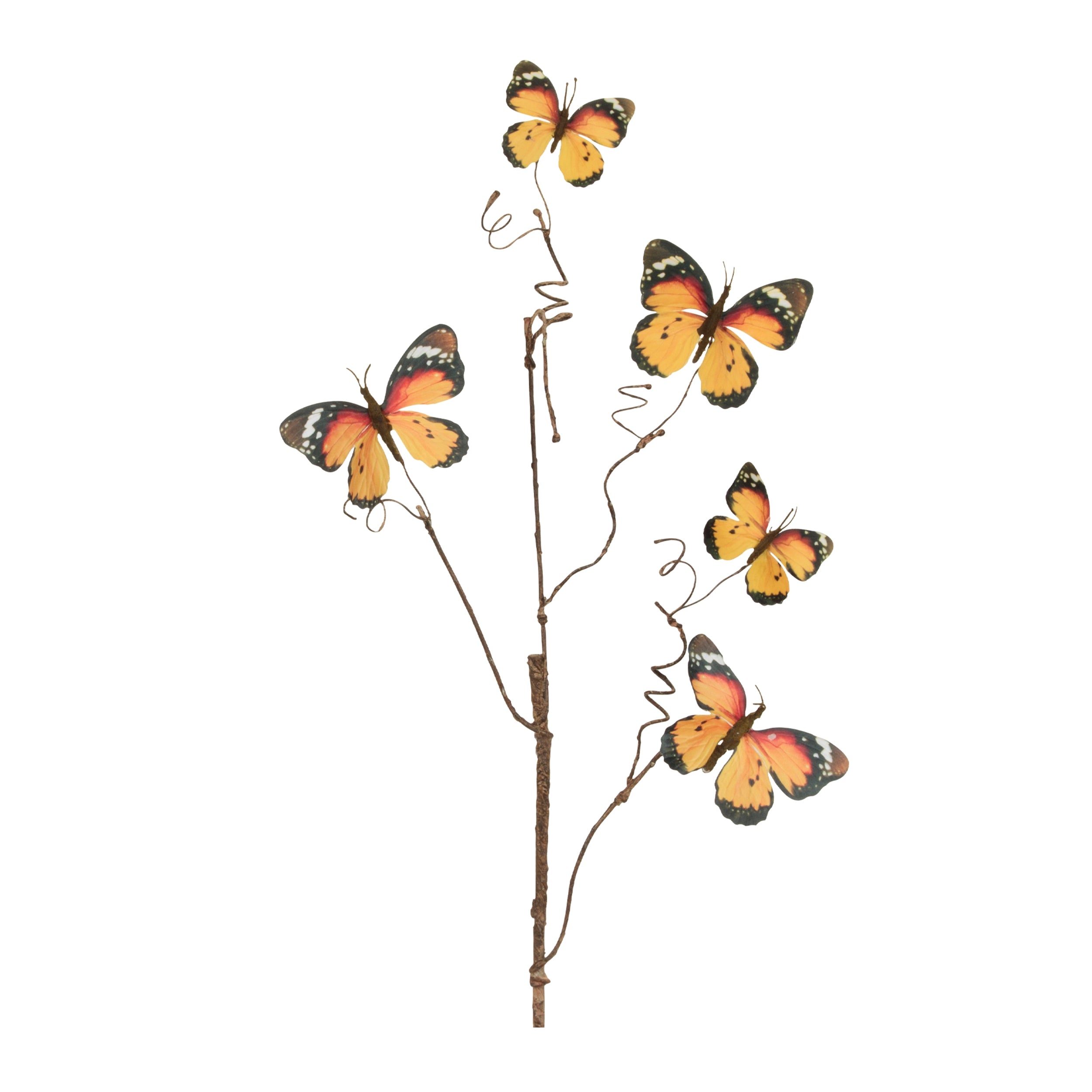 Butterfly Spray 28”H Polyester