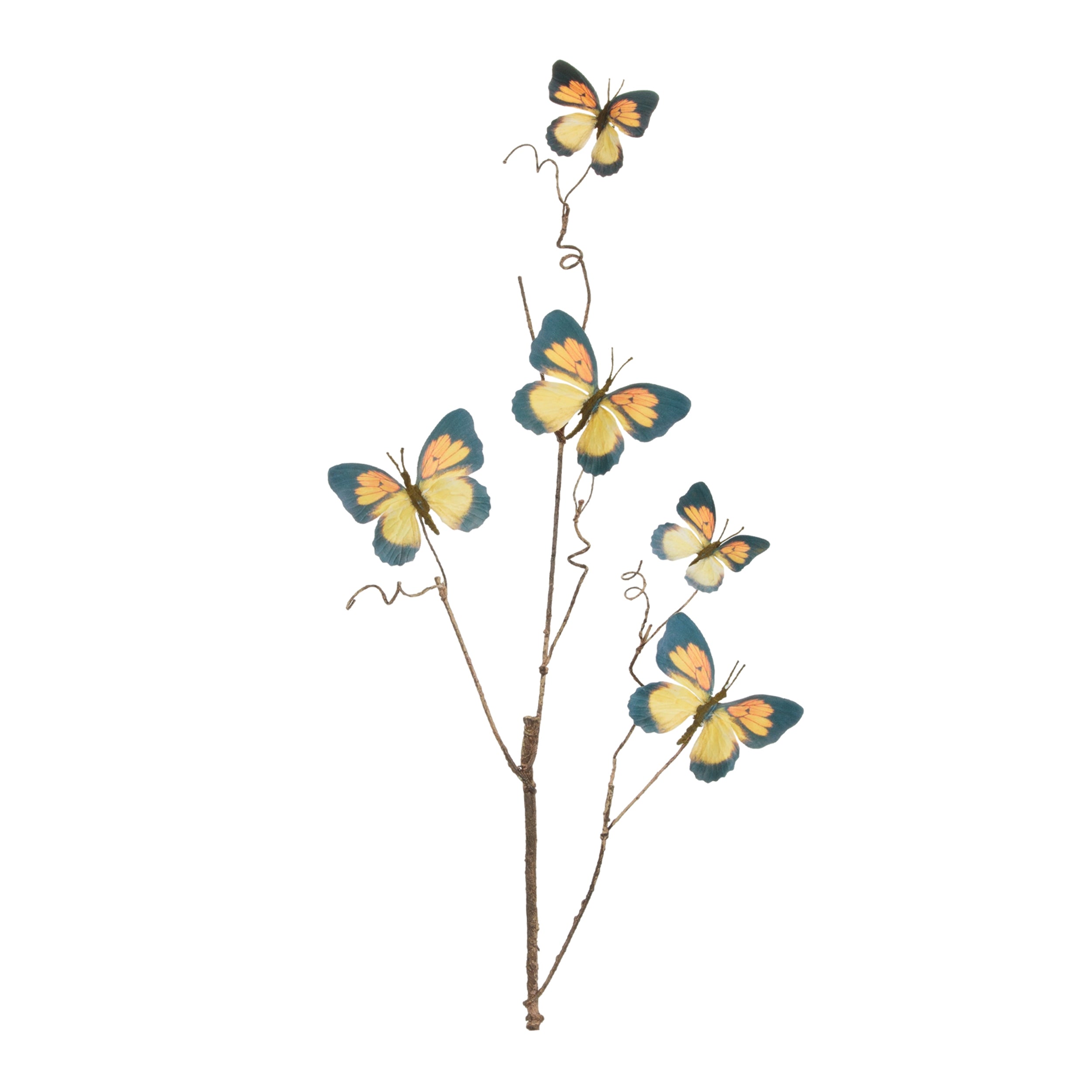 Butterfly Spray 28”H Polyester