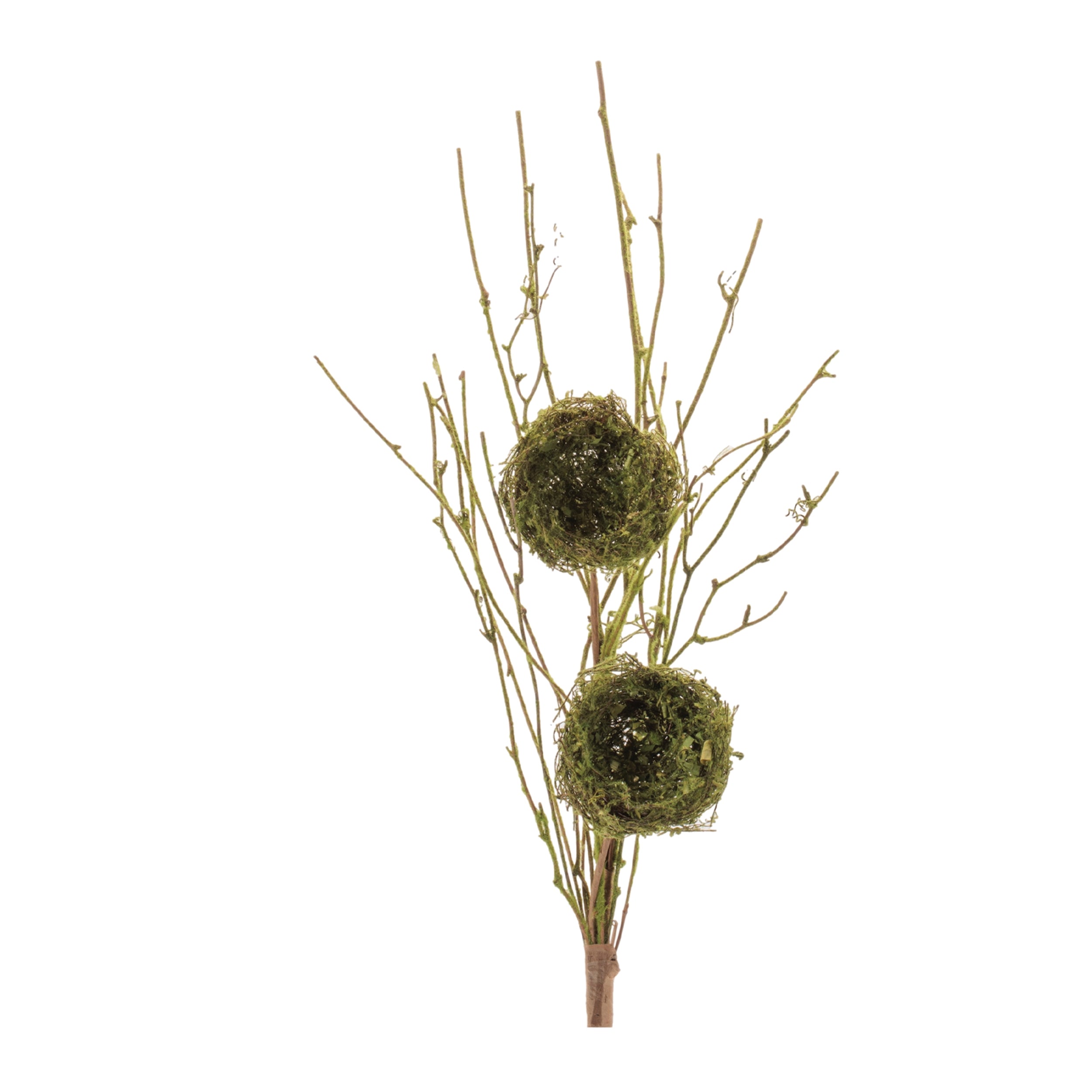 Bird Nest Spray 32”H Angel Vine/Twig
