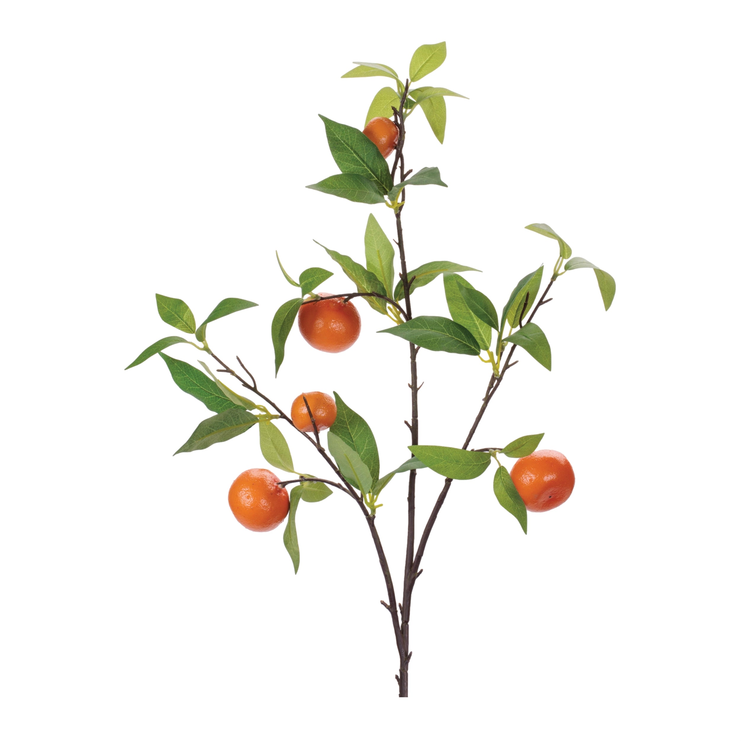 Orange Branch 34”H Polyester/Styrofoam