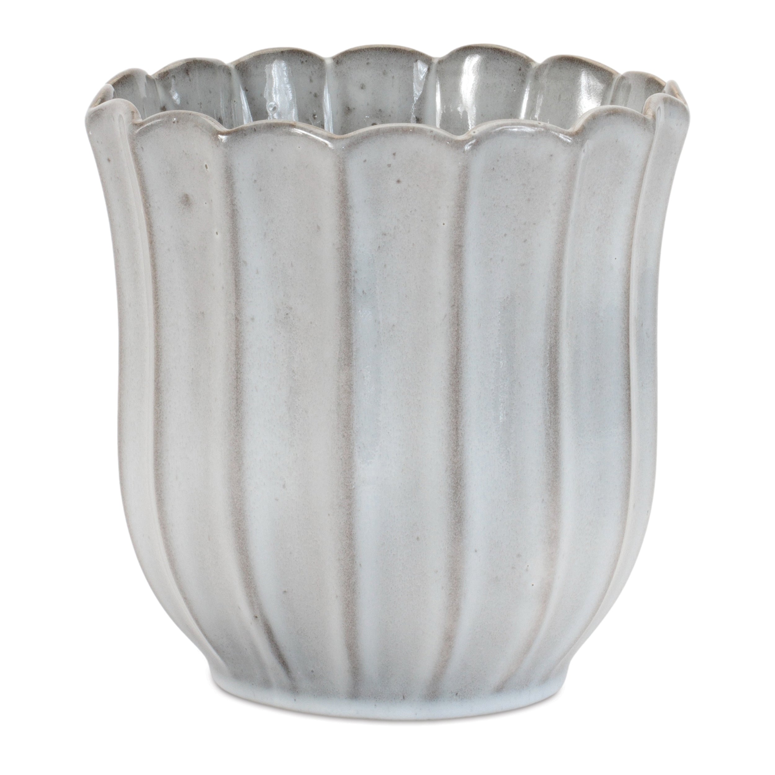 Container 6.5"D x 7"H Ceramic