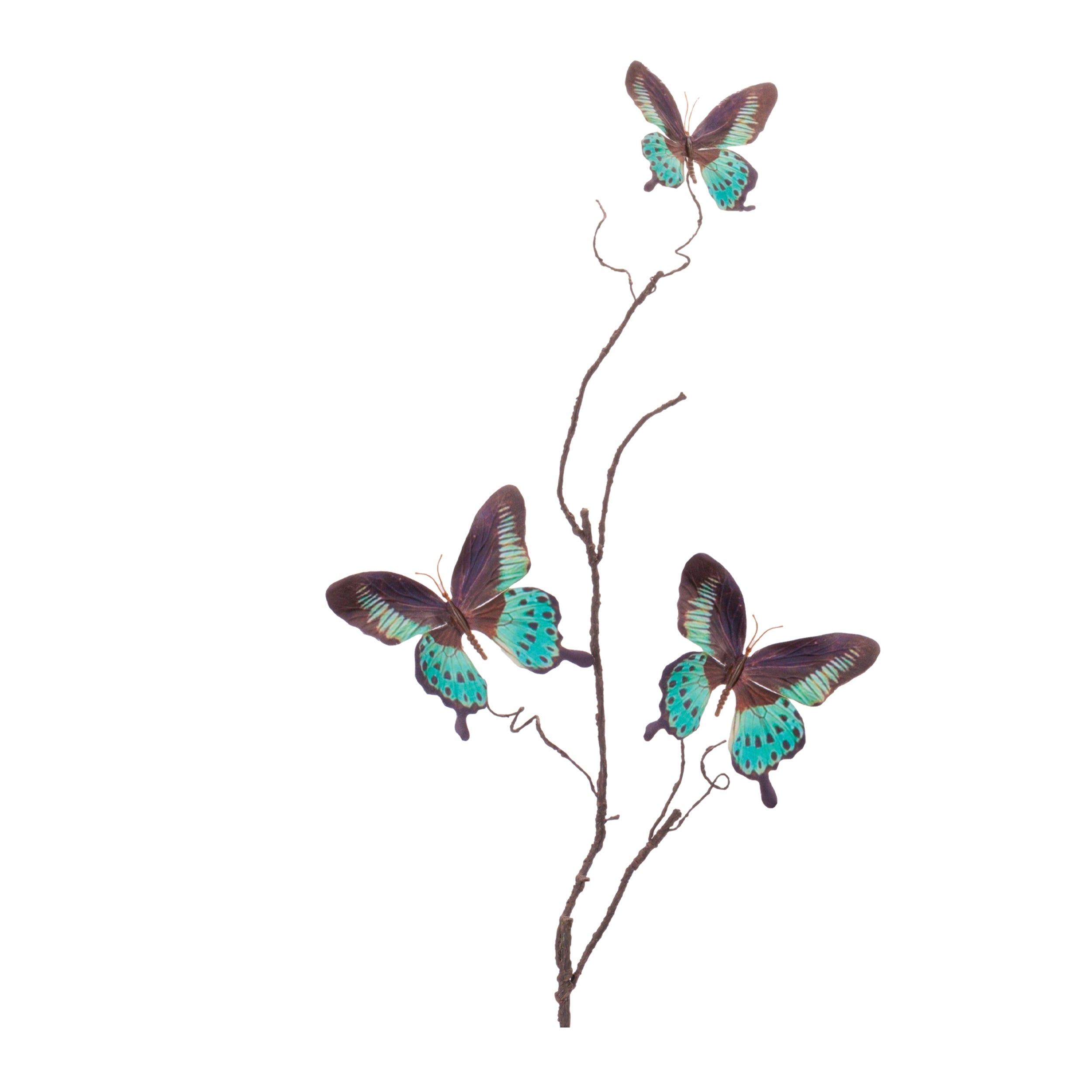 Butterfly Spray 32”H Fabric/