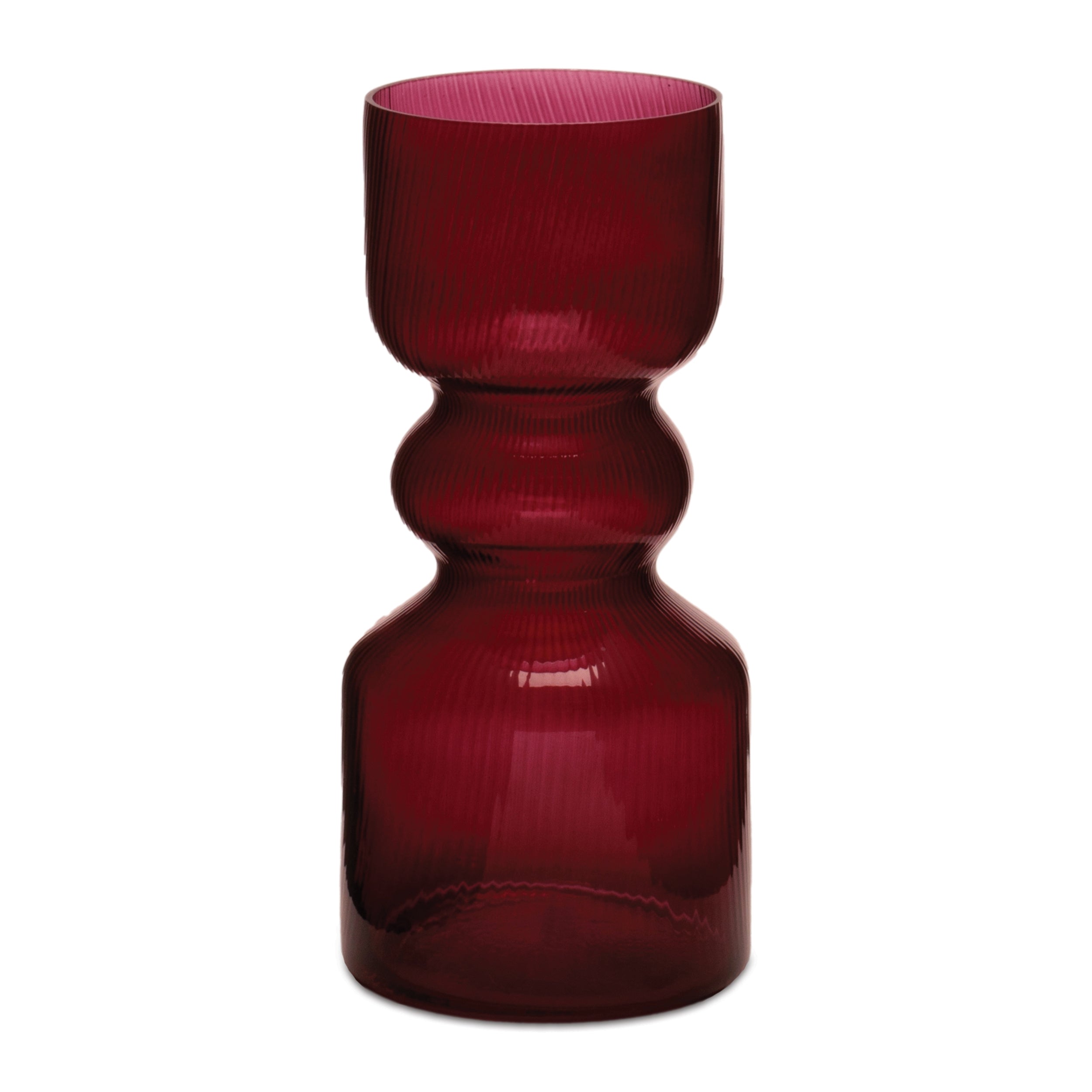 Candle Holder 3.5"D x 8"H Glass