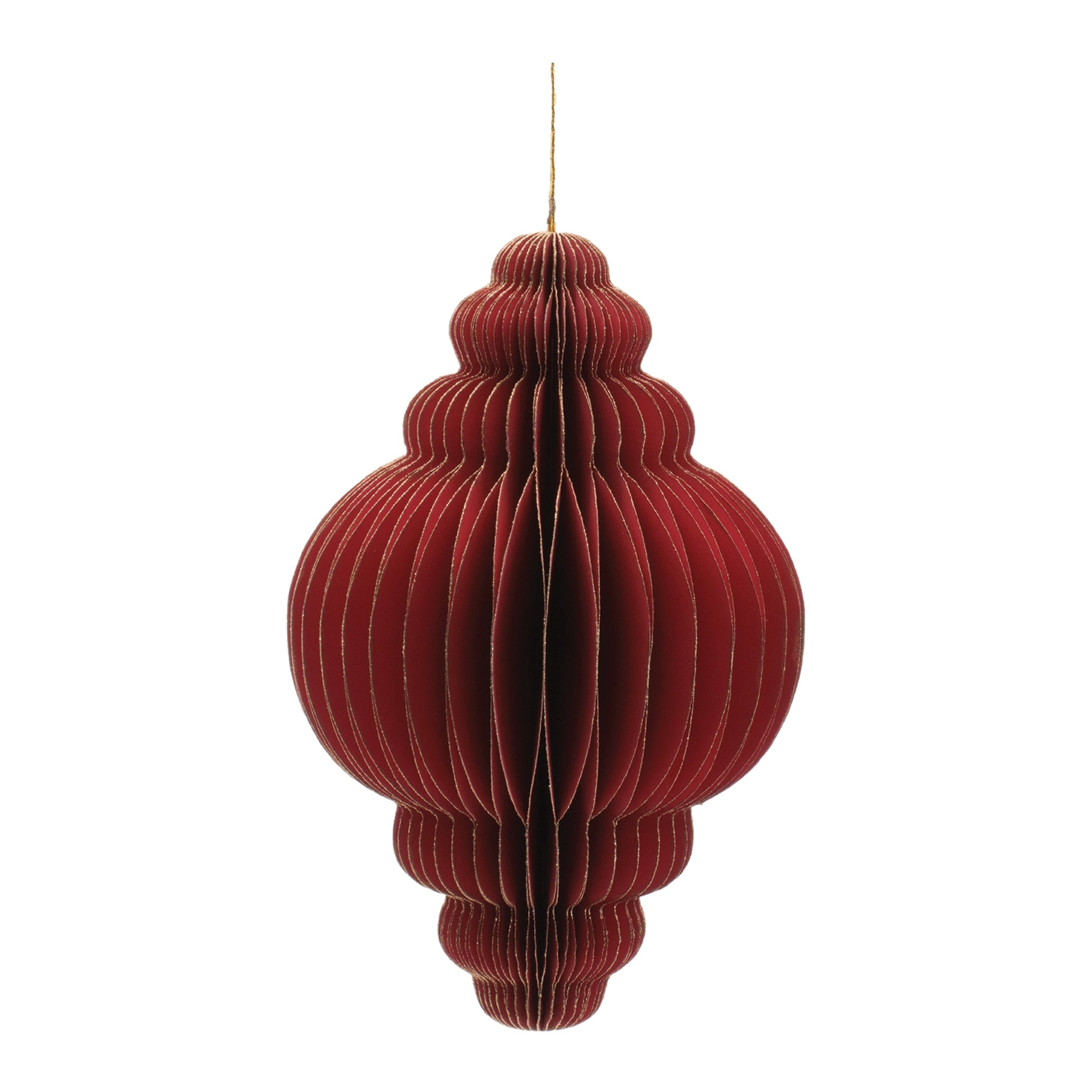 Drop Ornament 8”H Paper