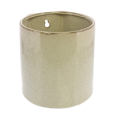 Logan Wall Vase - Lrg - Flecked White