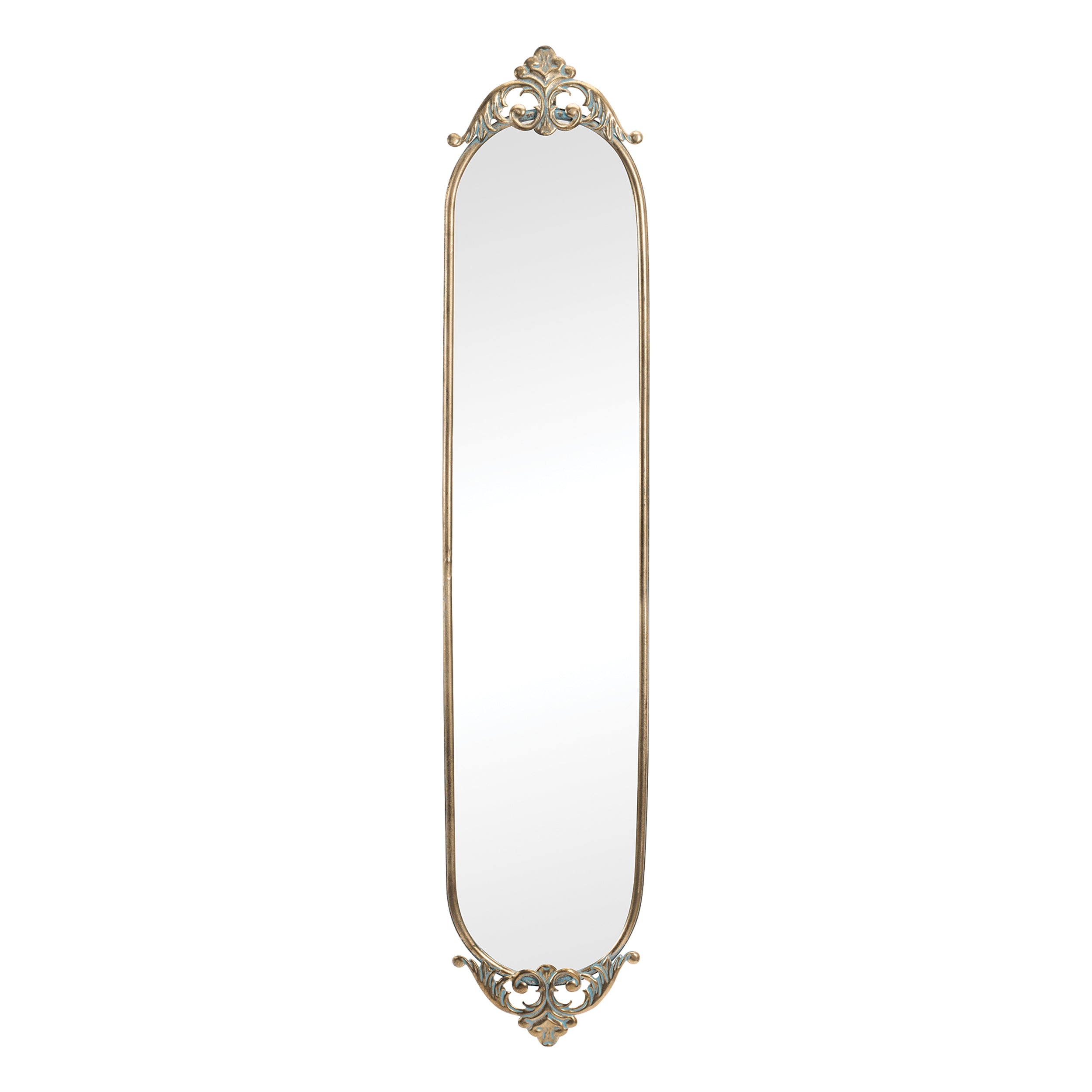 Wall Mirror 41”H Metal/Glass