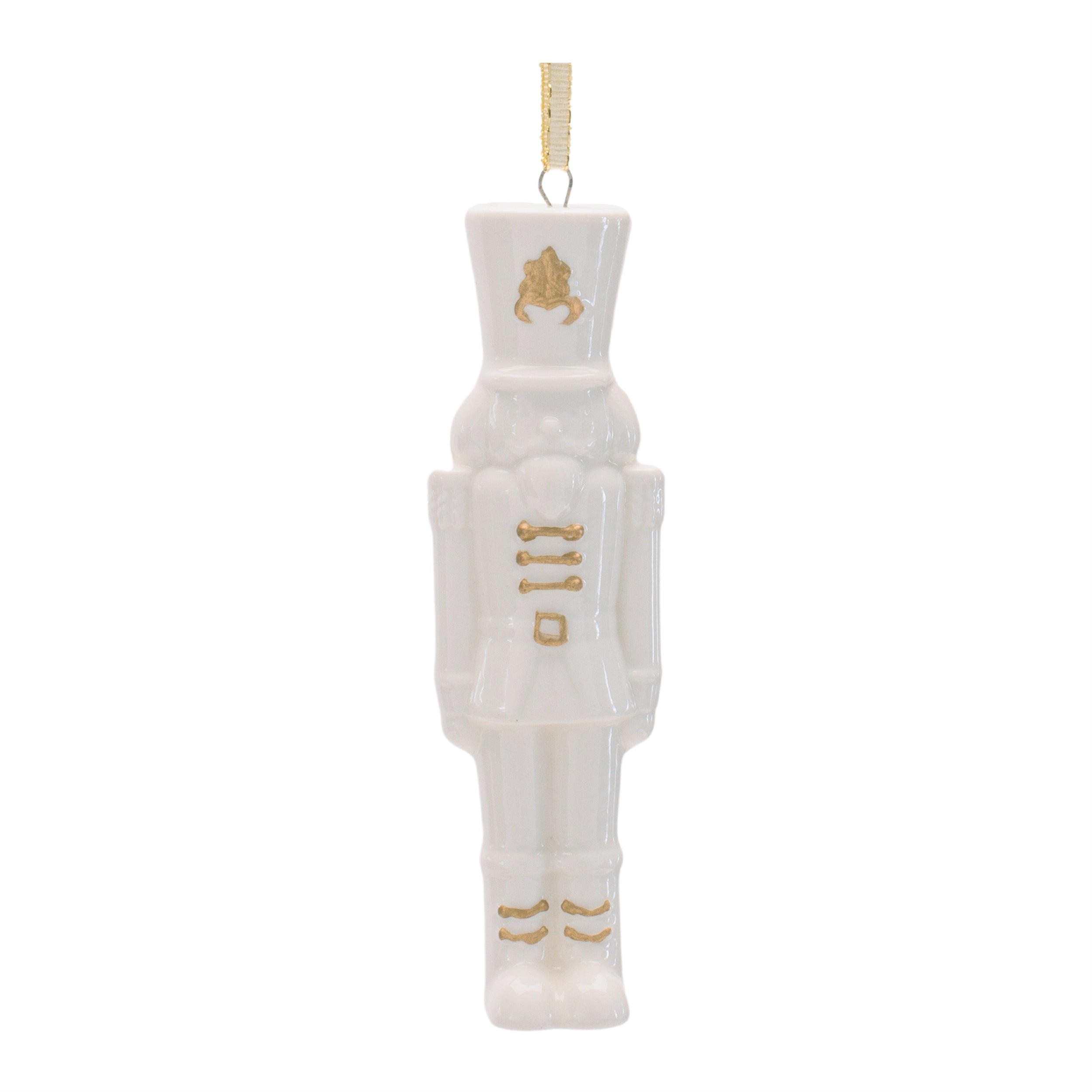 Nutcracker Ornament 4.25”H Porcelain