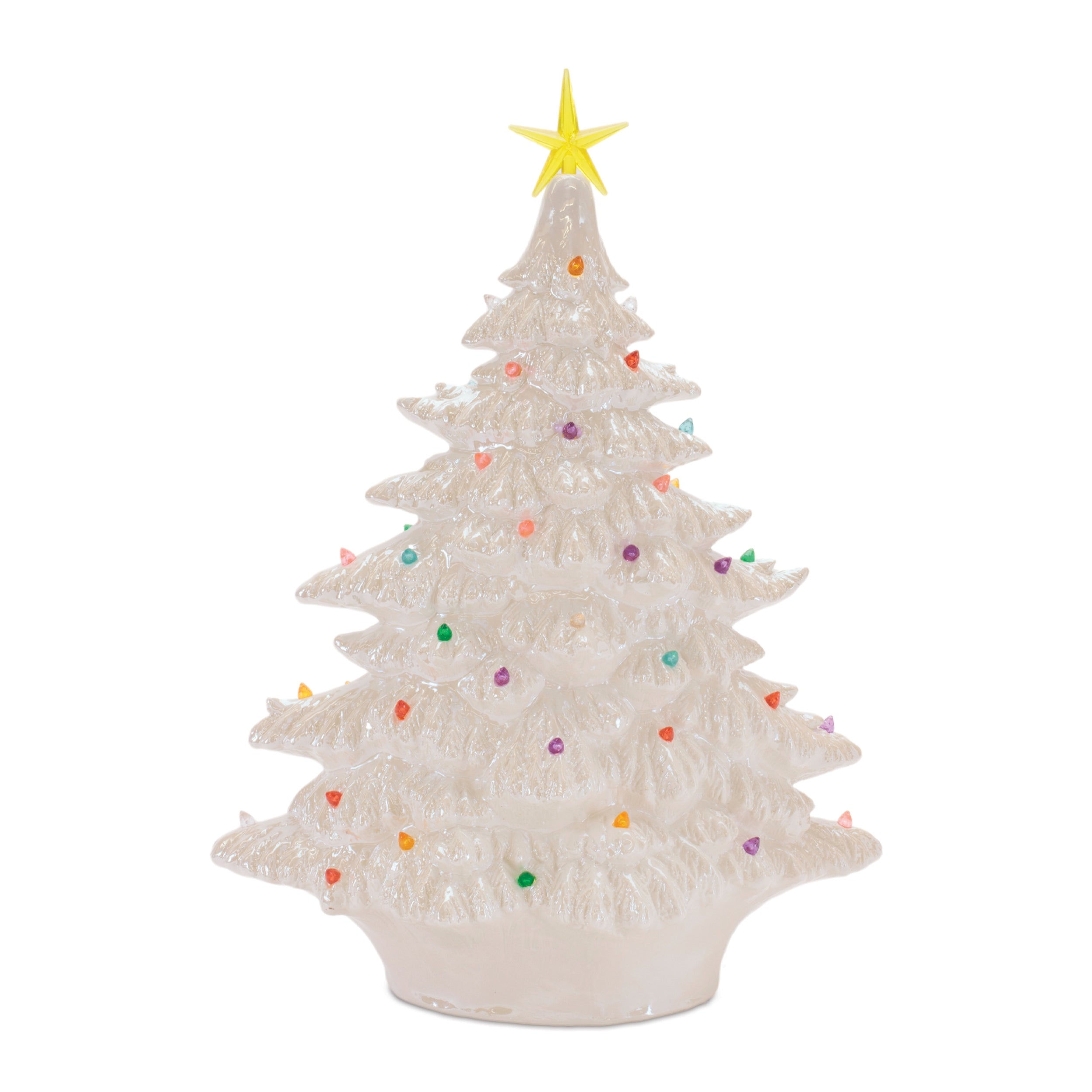 Tree 16”H Ceramic 3 AA Batteries Not Included/USB Cord Included